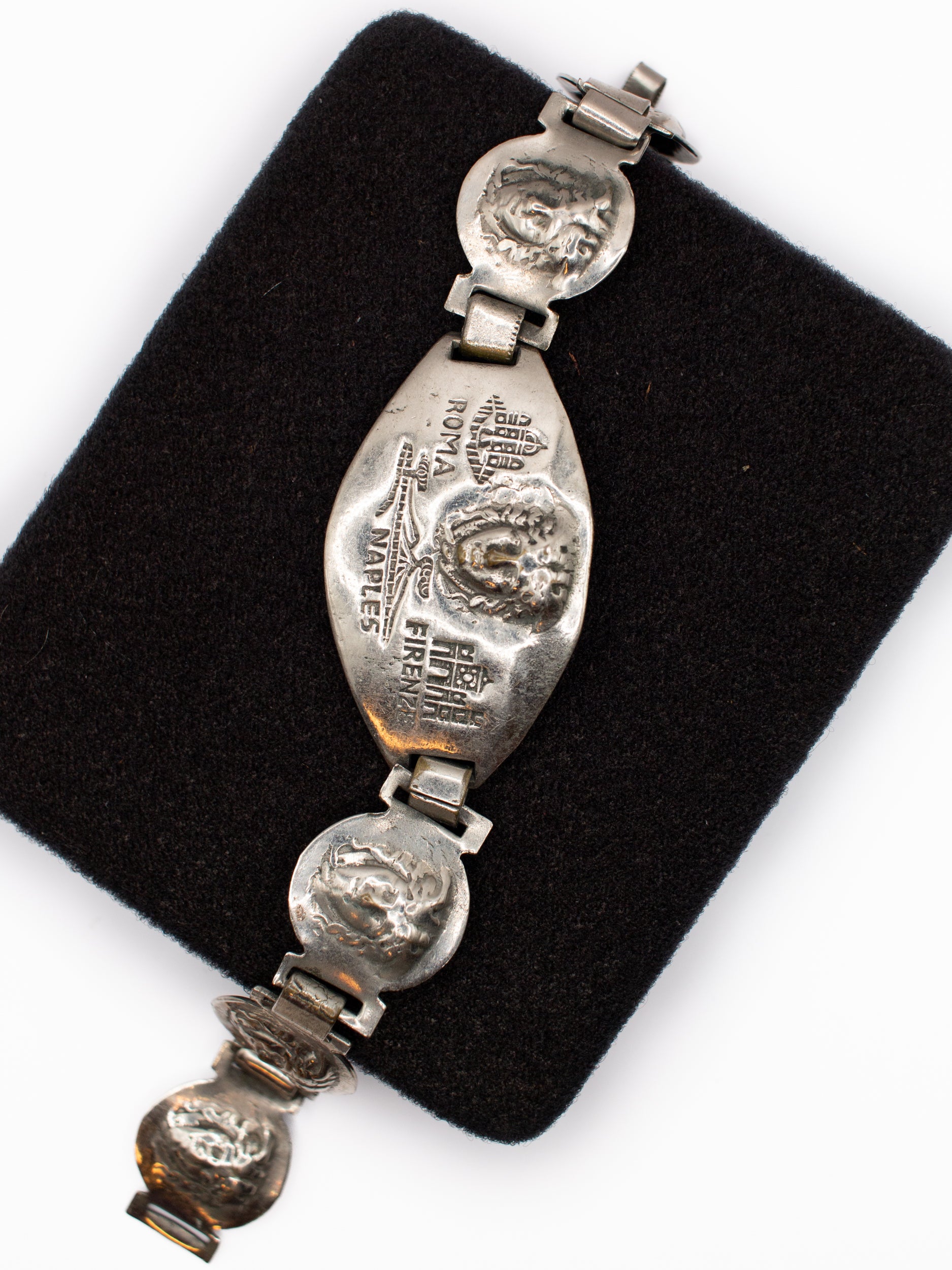 Vintage 50's Roma Firenze Naples Bracelet in Silver by Northern Grip