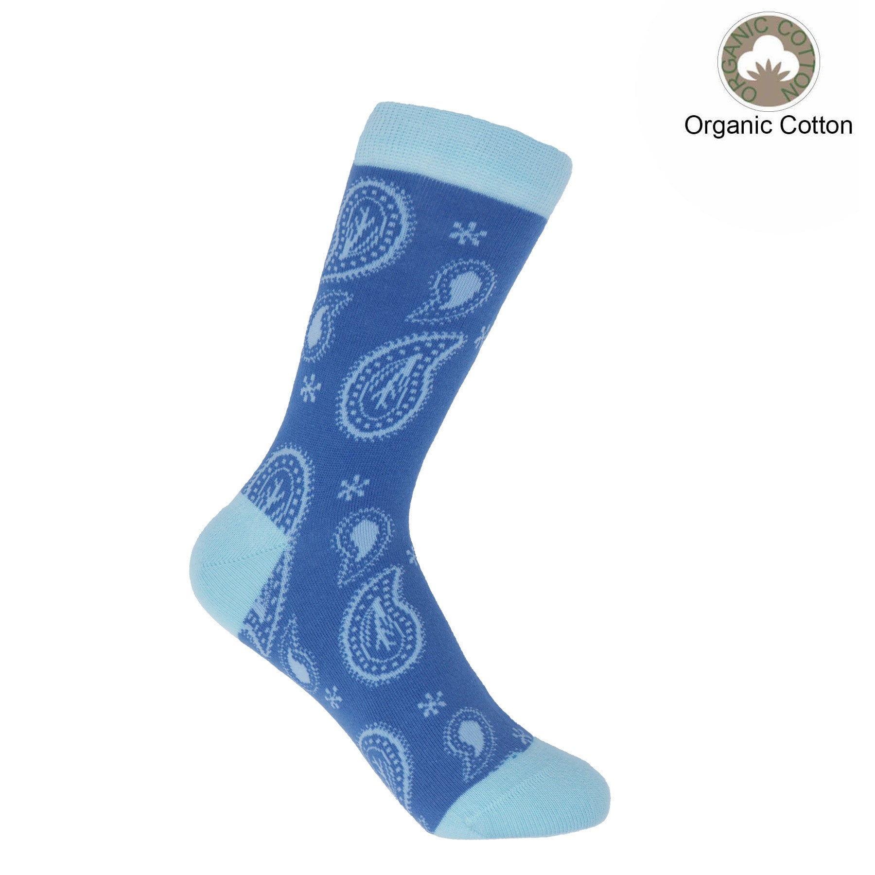 Paisley Women's Socks - Blue by Peper Harow