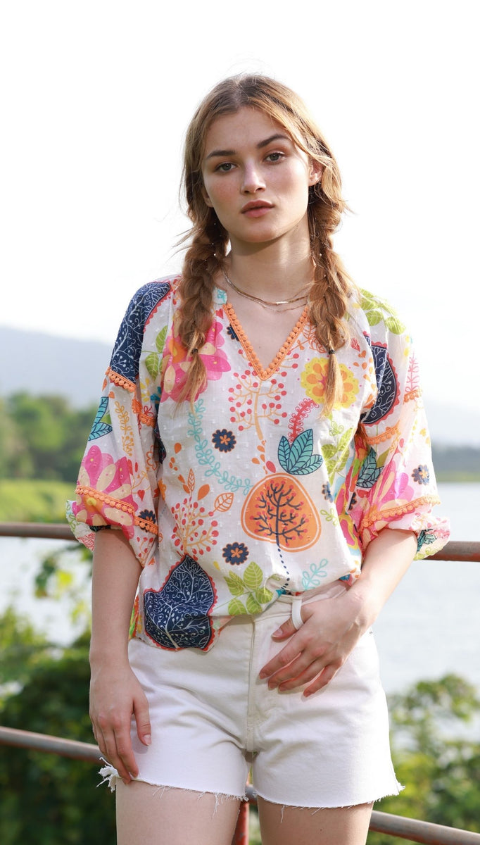 SUMMER GARDEN TRIXIE Top by Maude Vivante