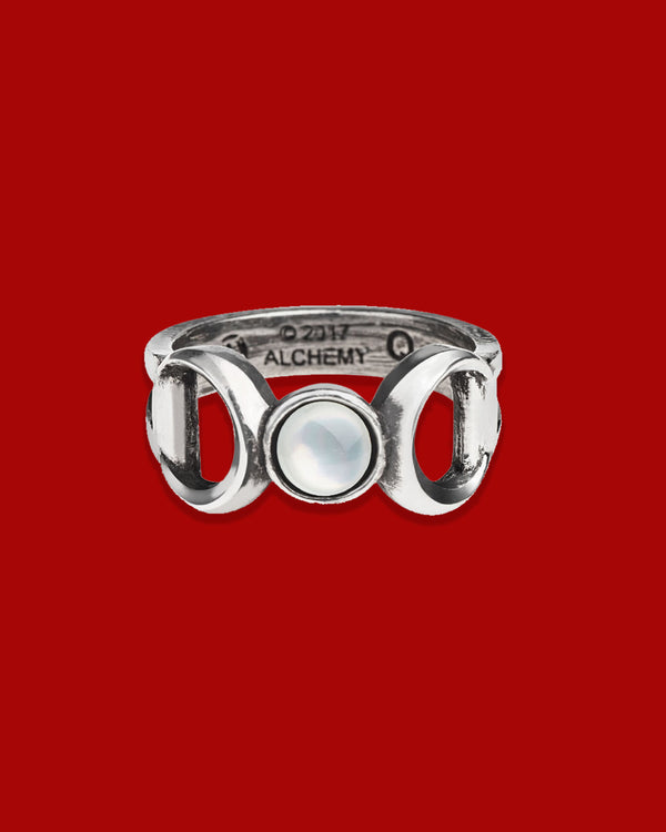 Triple Goddess Ring by KATAKOMB