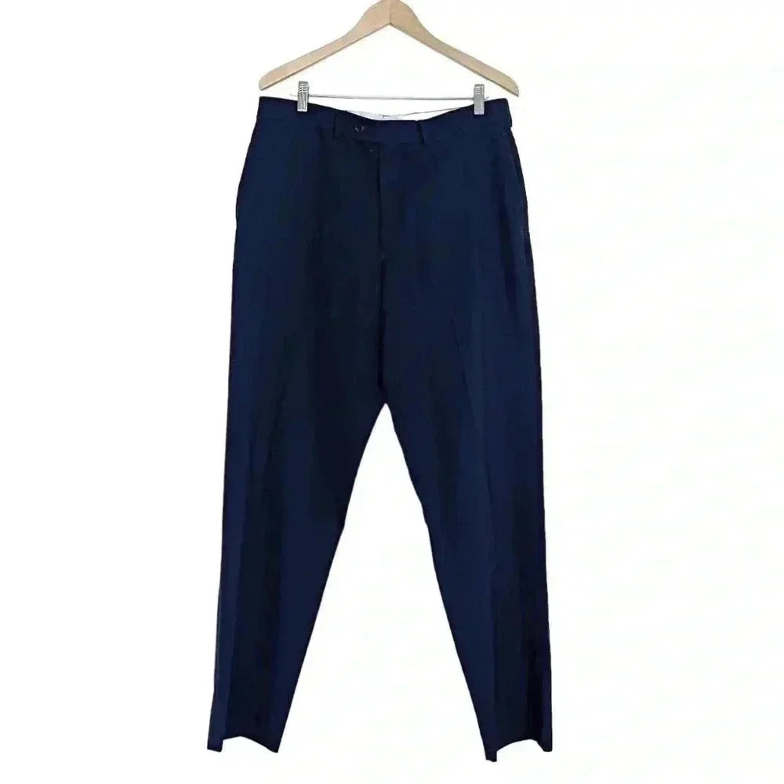 Ralph Lauren Total Comfort Men's Navy Blue Slacks Business Casual Size by Hot Girl Secondhand