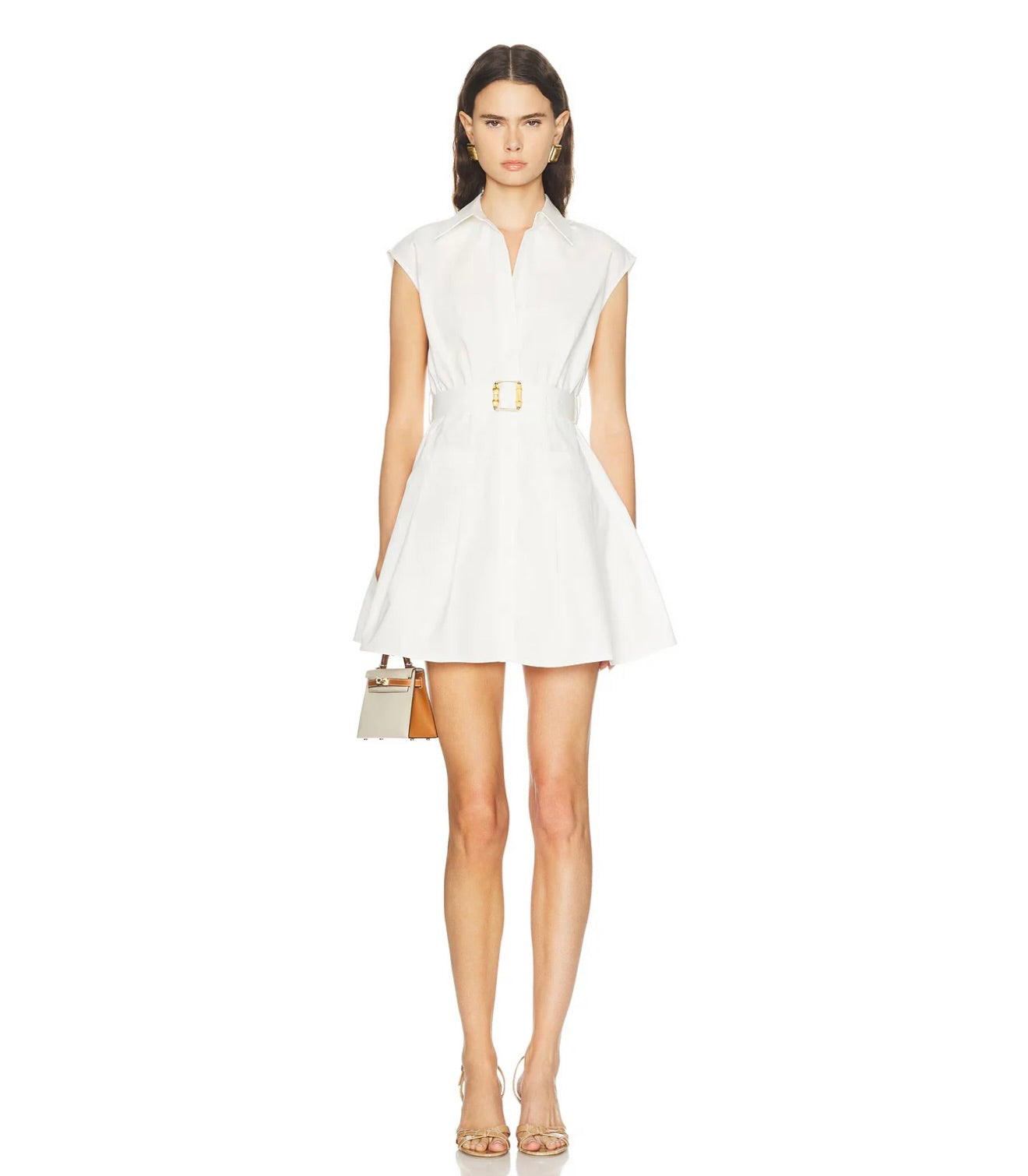 SANS FAF Audley Trench Mini Dress by Sierra Deene