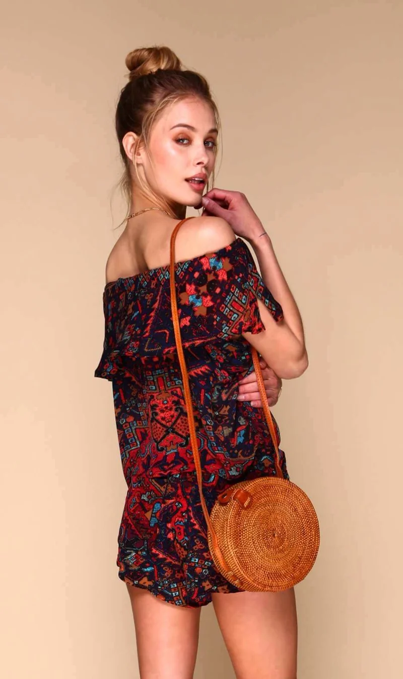 Machado Shorts | Boho Print by Merritt Charles