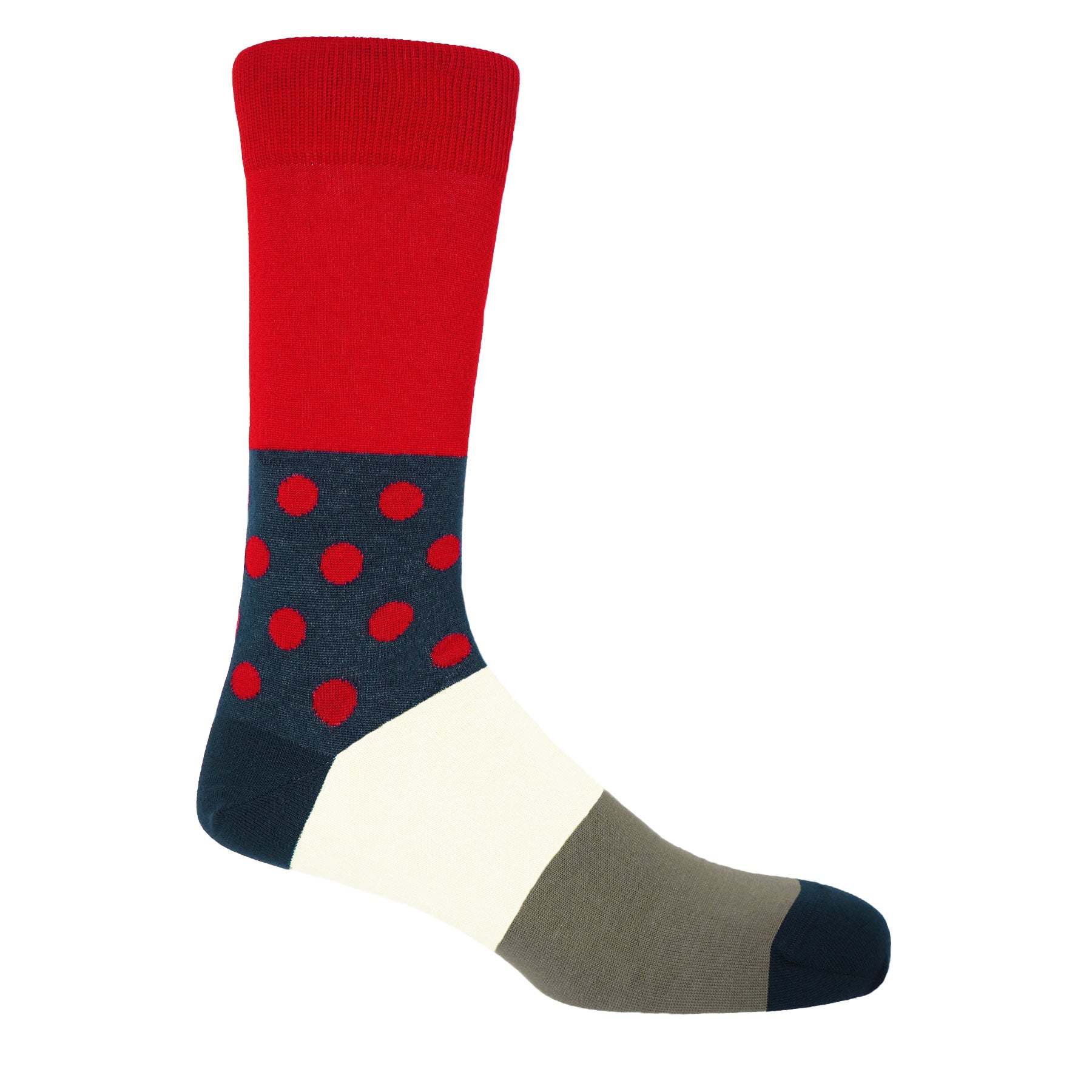 Mayfair Men's Socks - Scarlet by Peper Harow