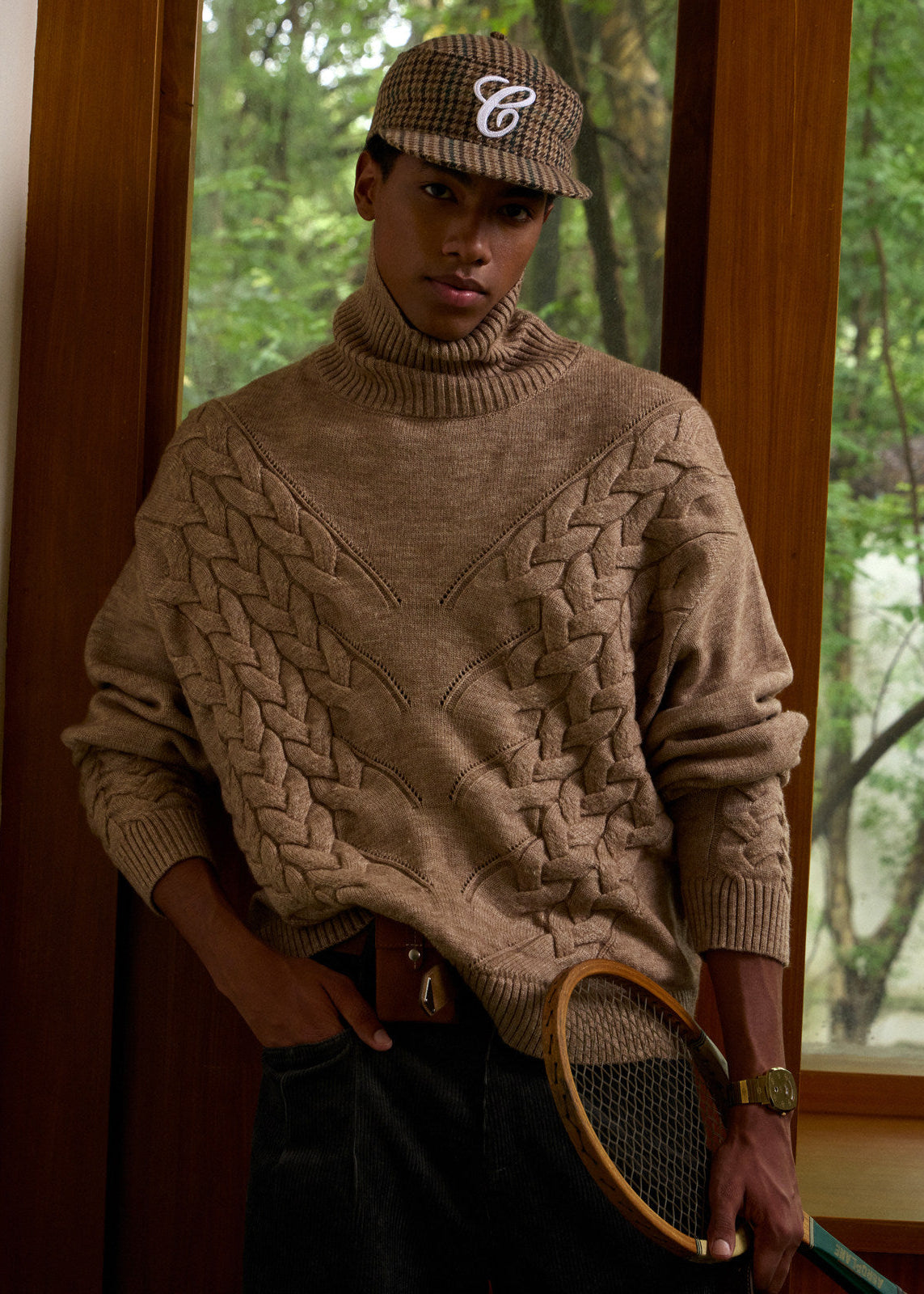 Script-X Retro Turtleneck by OFFCULTURE