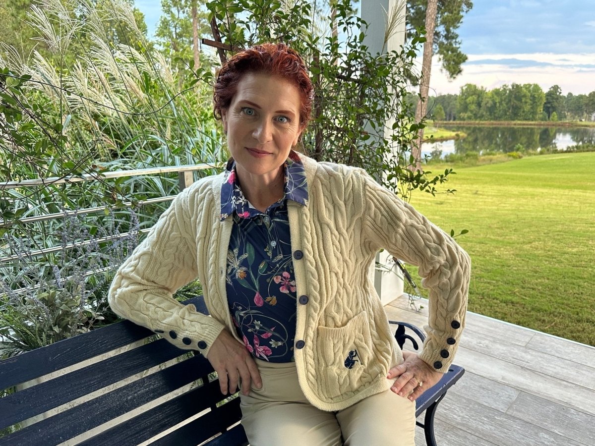 On The Course Cardigan by Putter Girl