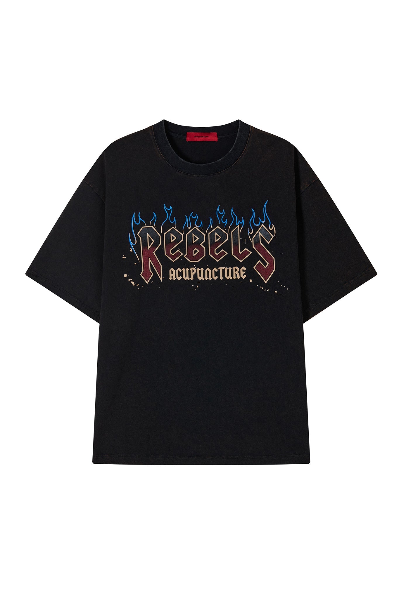 ACU REBELS T-SHIRT BLACK by Acupuncture1993