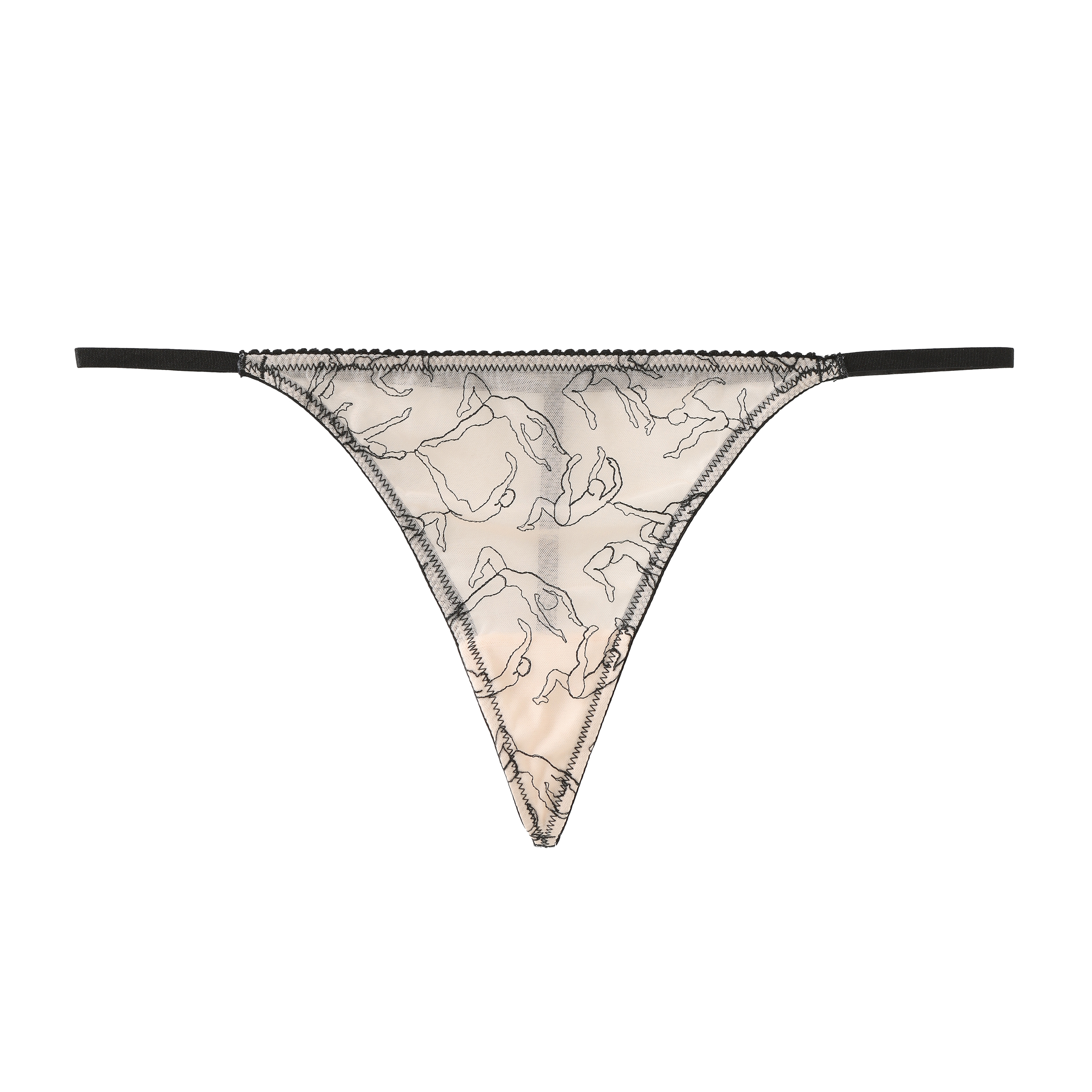 Karla Swiss Embroidery G String | Amour d'Agnette Lingerie by Amour d'Agnette