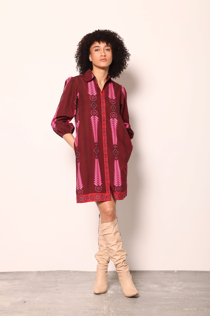 GEO FERNS AVA DRESS by Maude Vivante