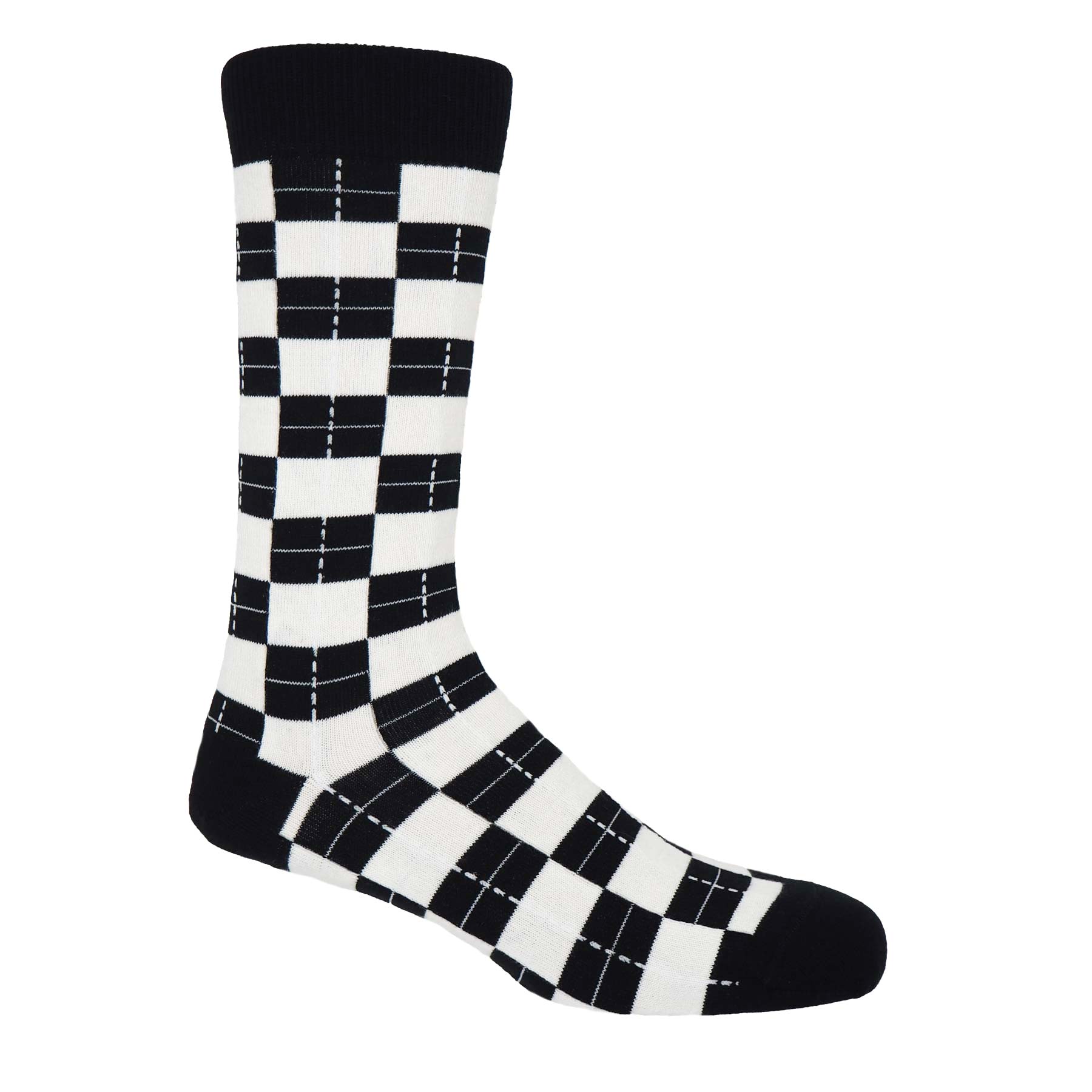 Checkmate Men's Socks - Black by Peper Harow