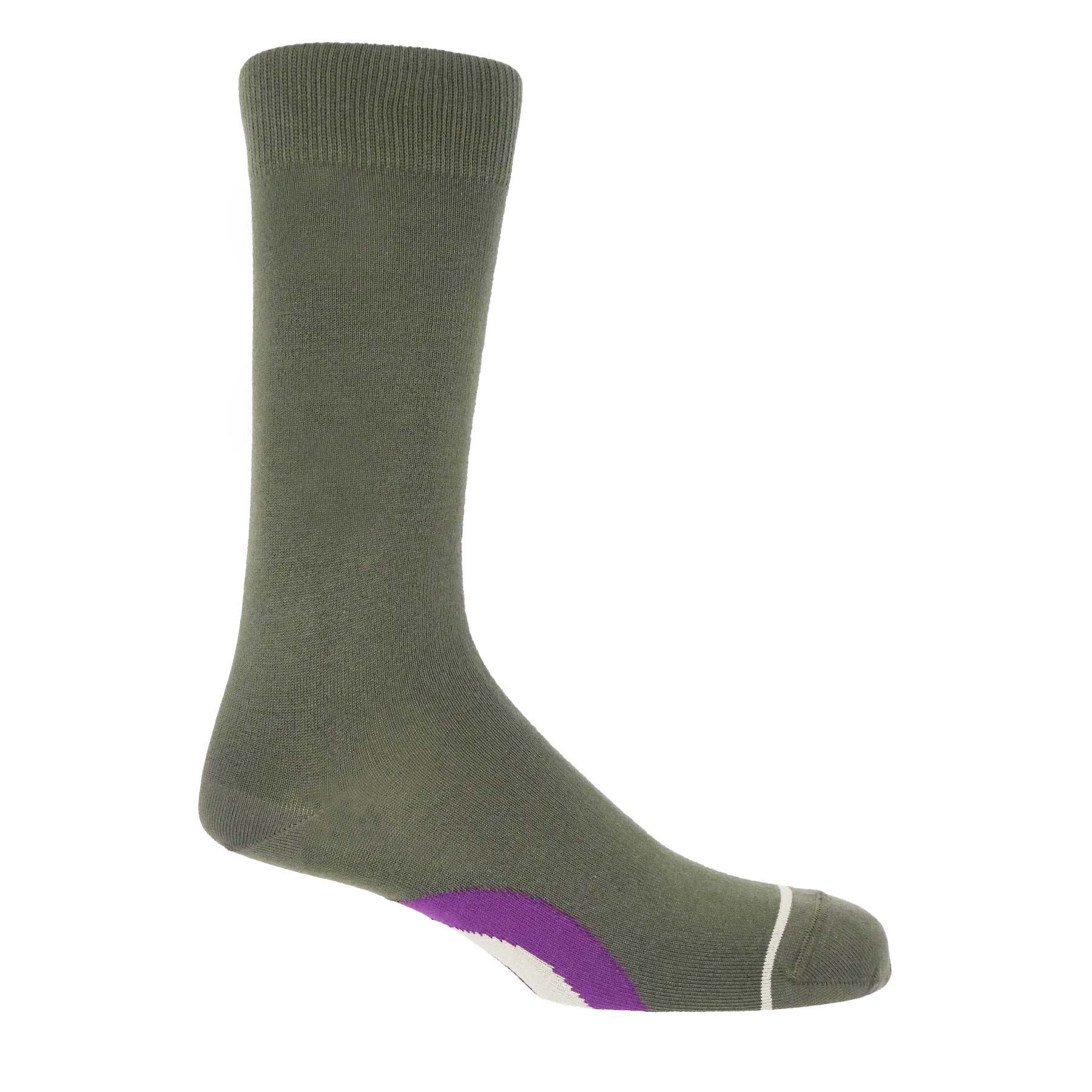 Big Target Men's Socks - Olive by Peper Harow