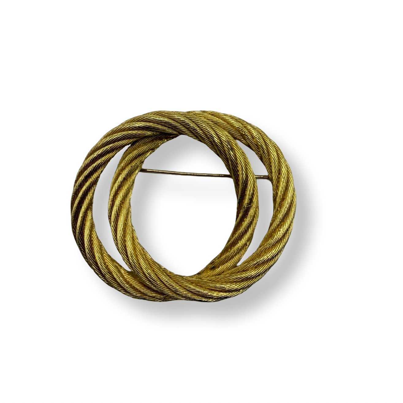 Dior Vintage Twisted Rope Brooch by The Vintage New Yorker
