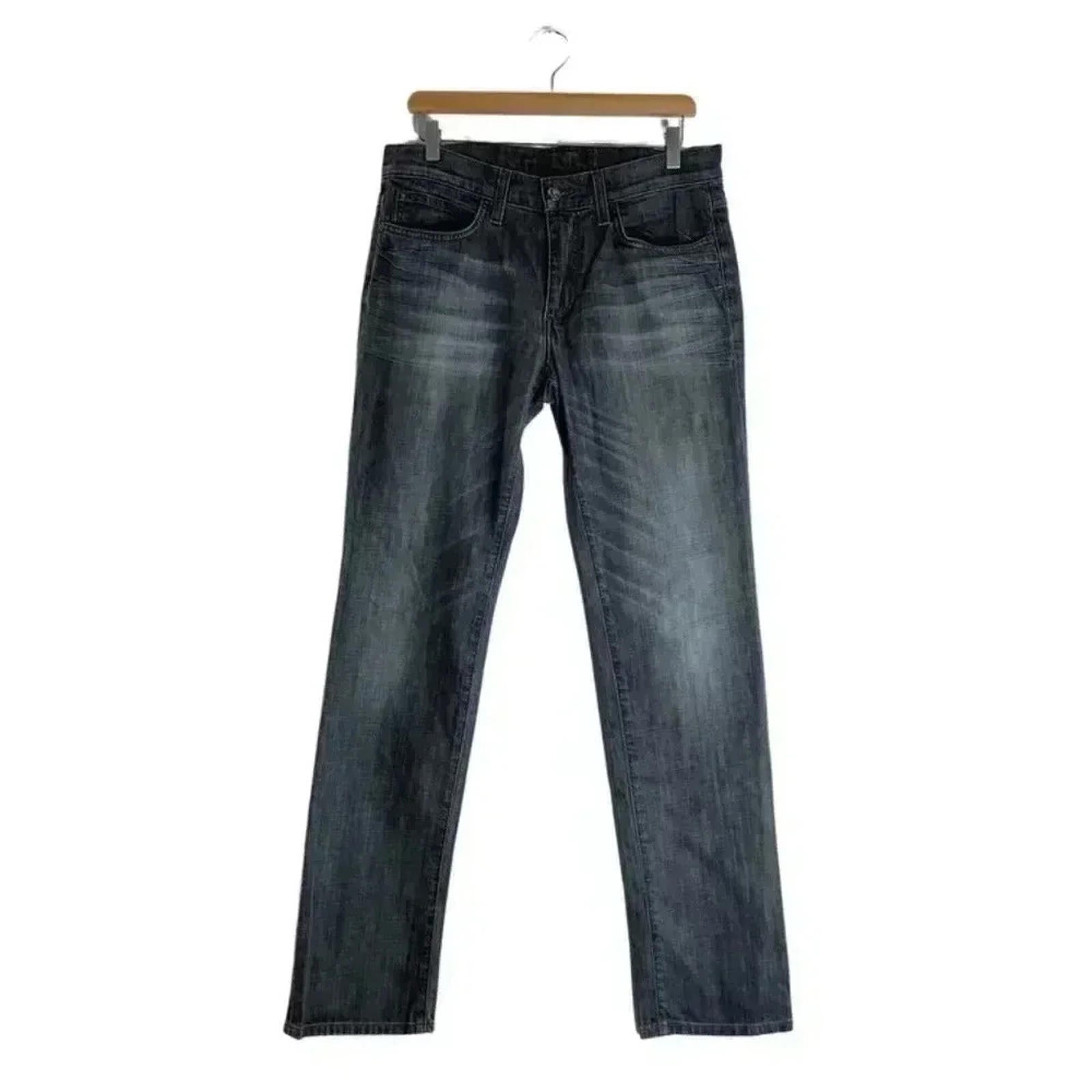 Joe's Jeans The Brixton Grey Straight Leg Jeans Mid Rise Distressed Si by Hot Girl Secondhand