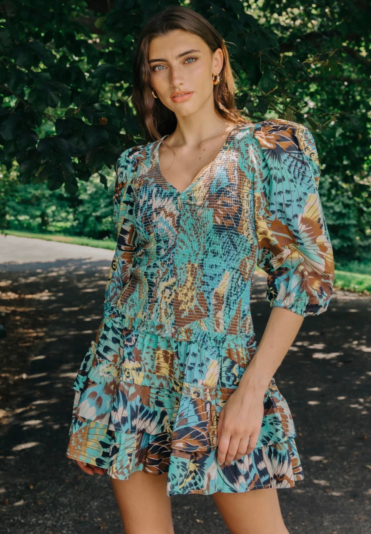 Audrey Long Sleeve Mini Dress by Sierra Deene