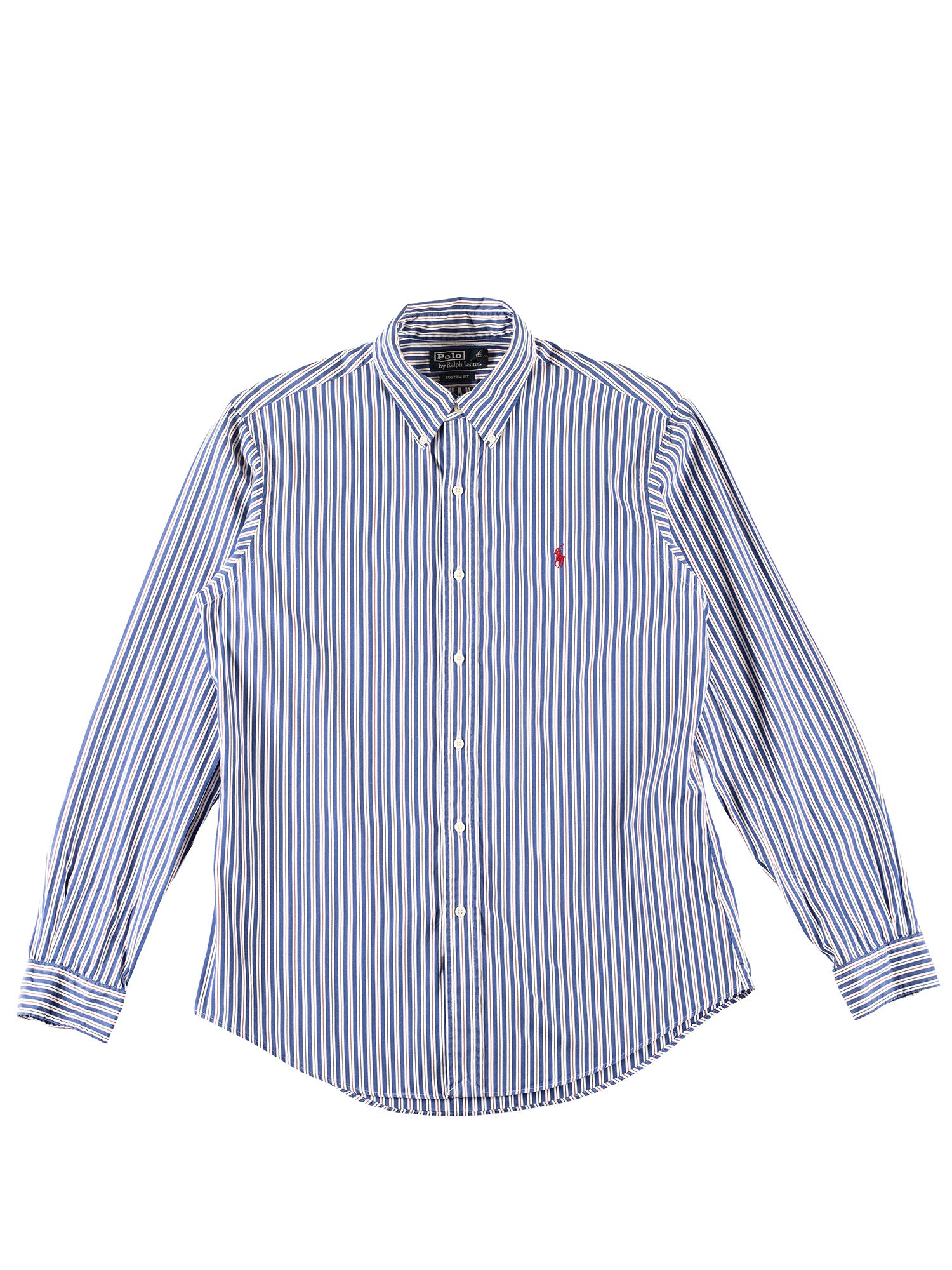 Vintage 00's Striped Men Ralph Lauren Shirt in Blue by Northern Grip