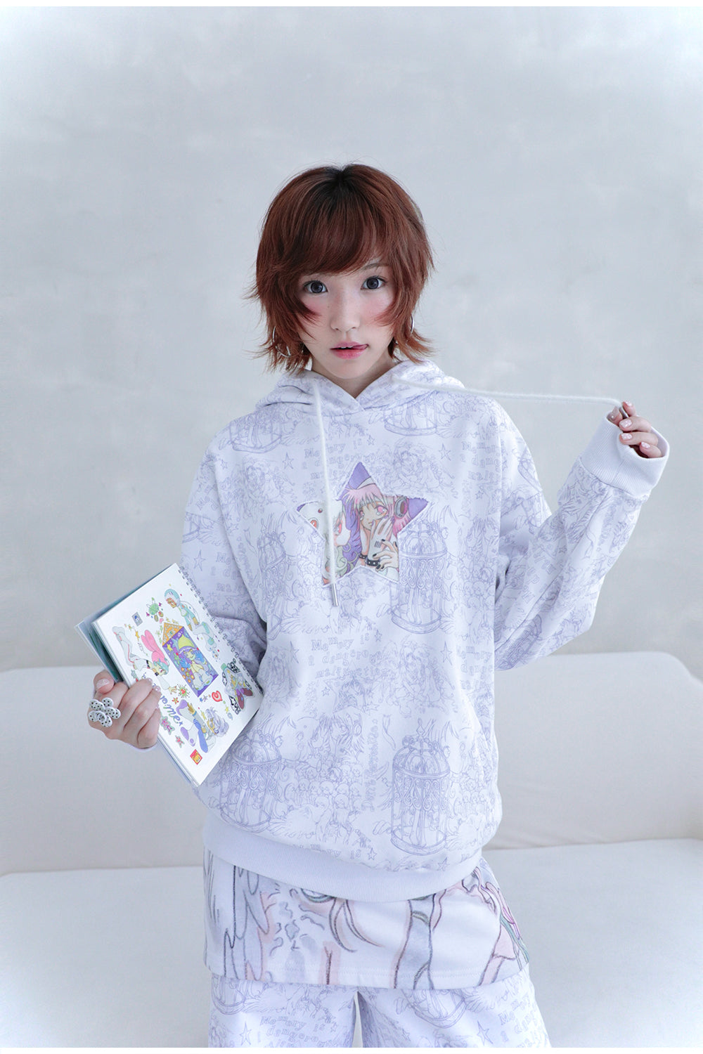 Y2K Star Hoodie Collaboration – Hashtag DDD by Land Decora