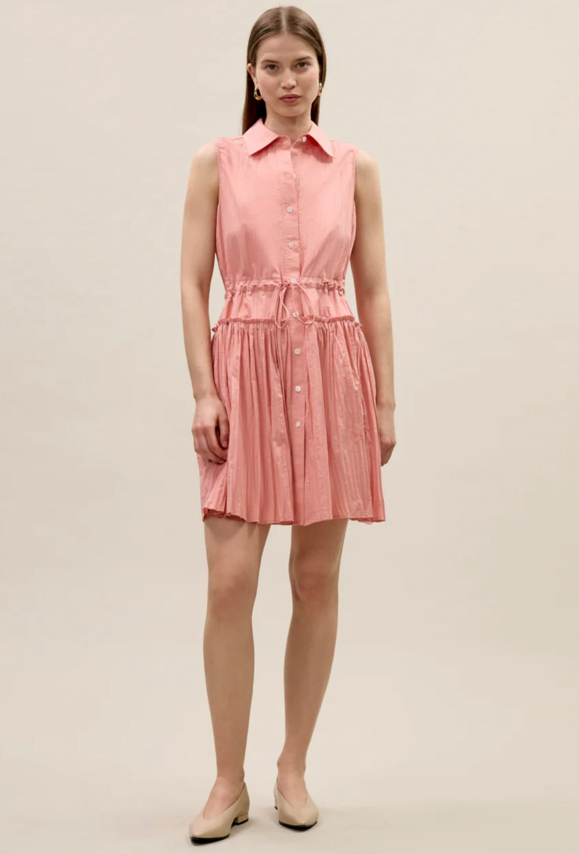 Marietta Shirt Dress in Sorbet by Sierra Deene