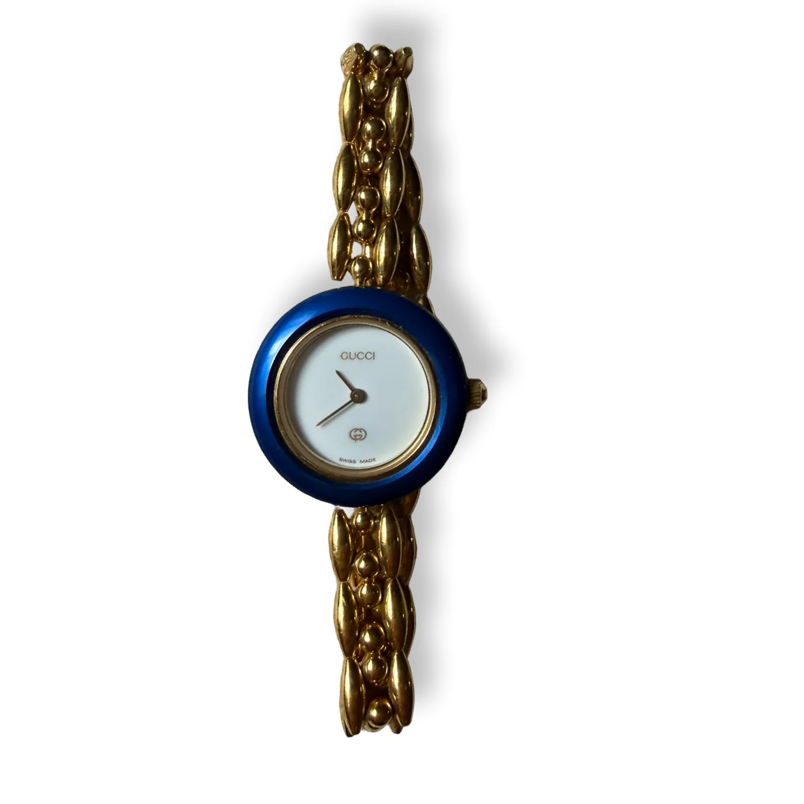 Gucci Vintage 11/12.2 Change Bezel Watch by The Vintage New Yorker