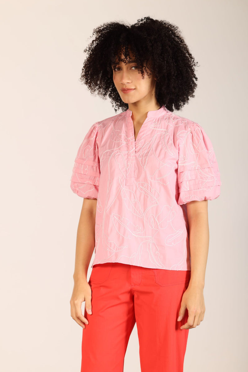 BLUSH MIA TOP by Maude Vivante