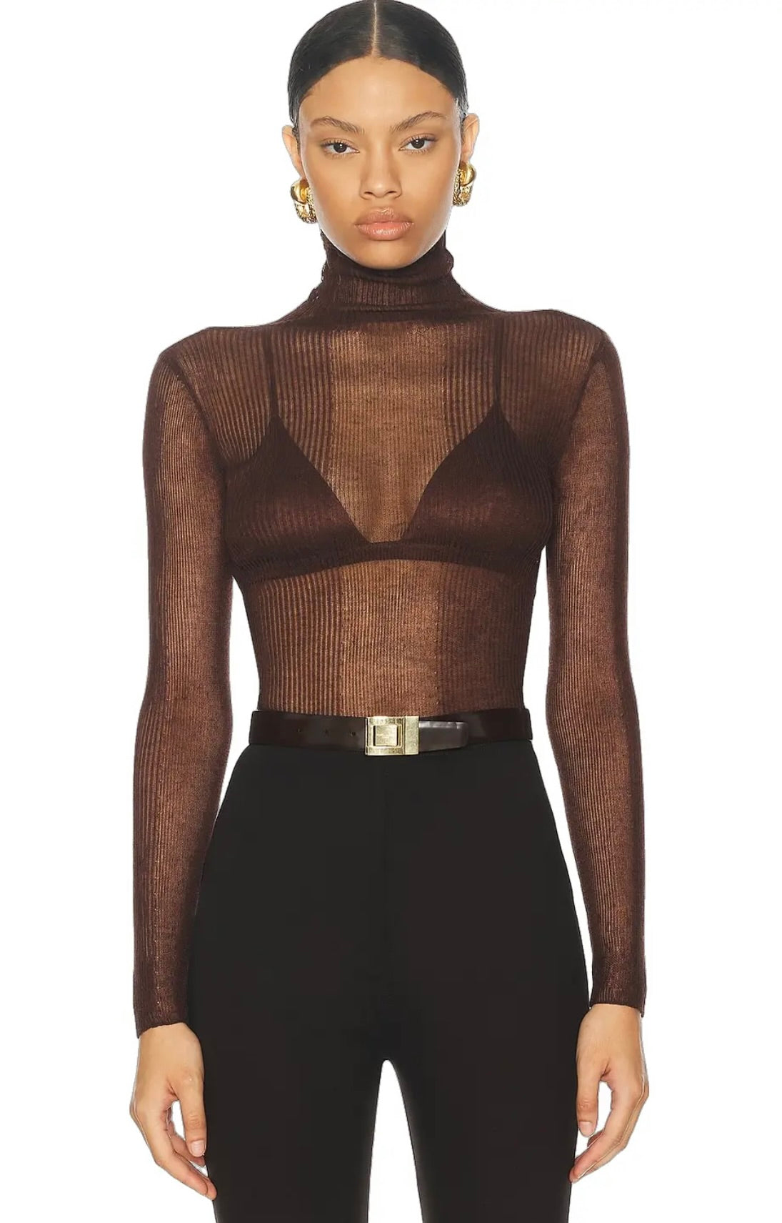 SEROYA Piper Top in Slate Brown by Sierra Deene