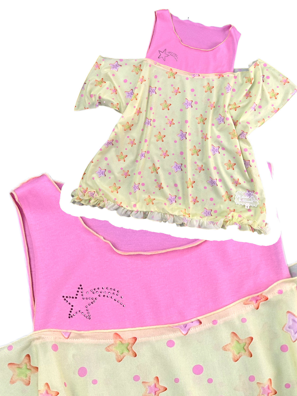 Harajuku Layered Asym Top - shishihshop by Land Decora