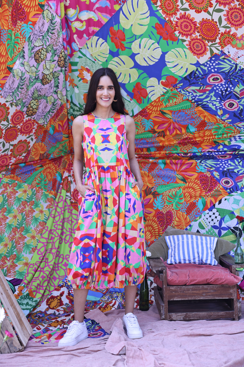 KALEIDOSCOPE ZURI Dress by Maude Vivante