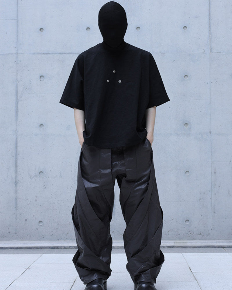 Boxyfit Heavy Cotton Metal Button Tee by OFFCULTURE
