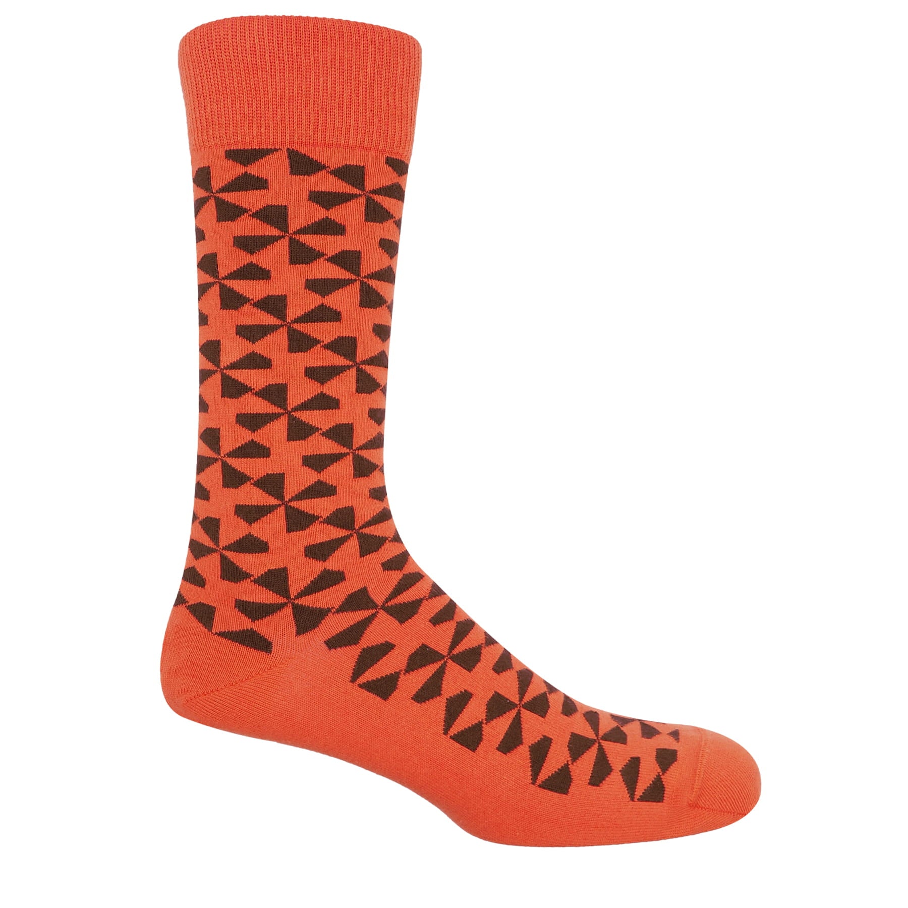 Windmill Men's Socks - Orange by Peper Harow