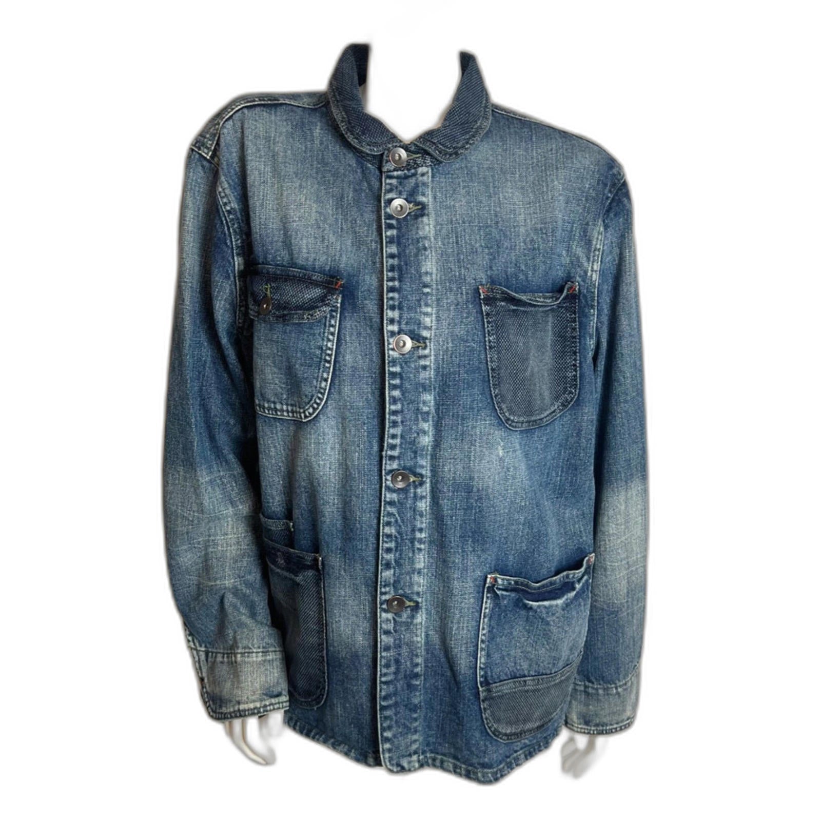 Sun + Stone Denim Button Down Jean Jacket Size XL by Hot Girl Secondhand