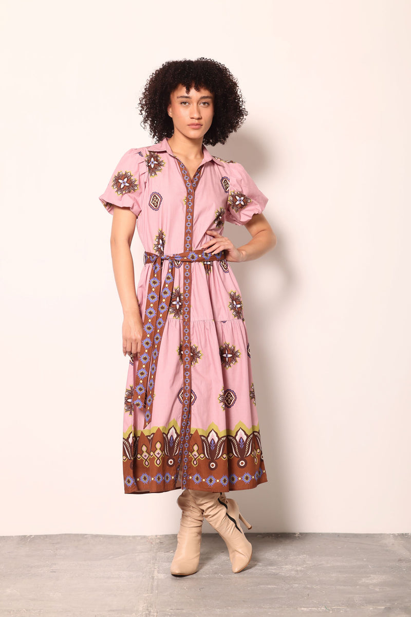 FLORAL MOTIFS DELLA DRESS by Maude Vivante