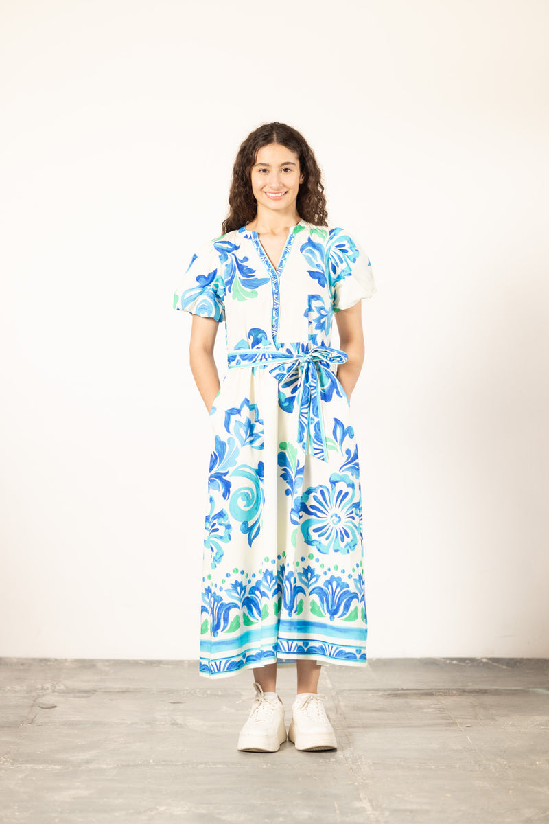 OCEAN BLOOM NOVA DRESS by Maude Vivante