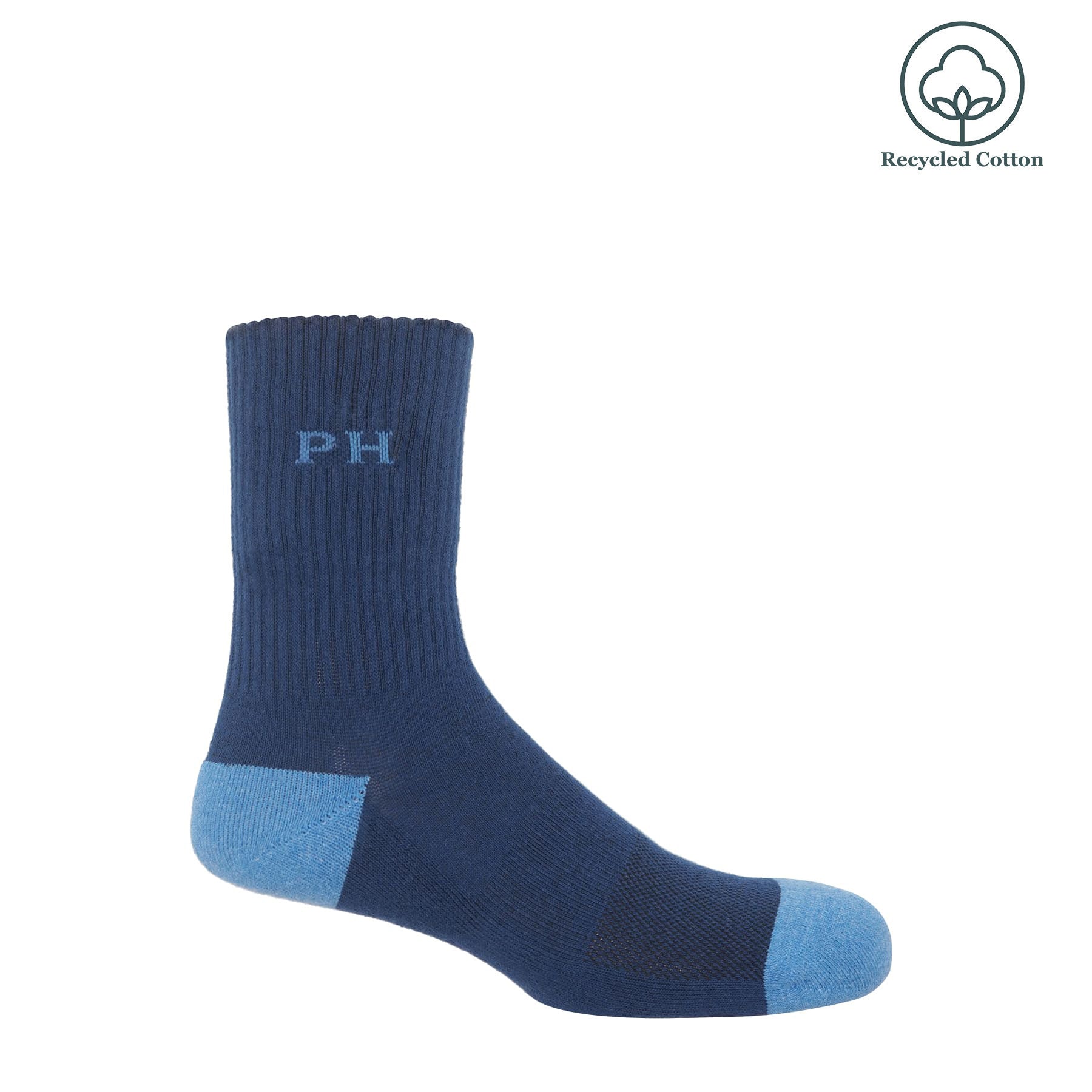Reversible Men's Sport Socks - Blue by Peper Harow