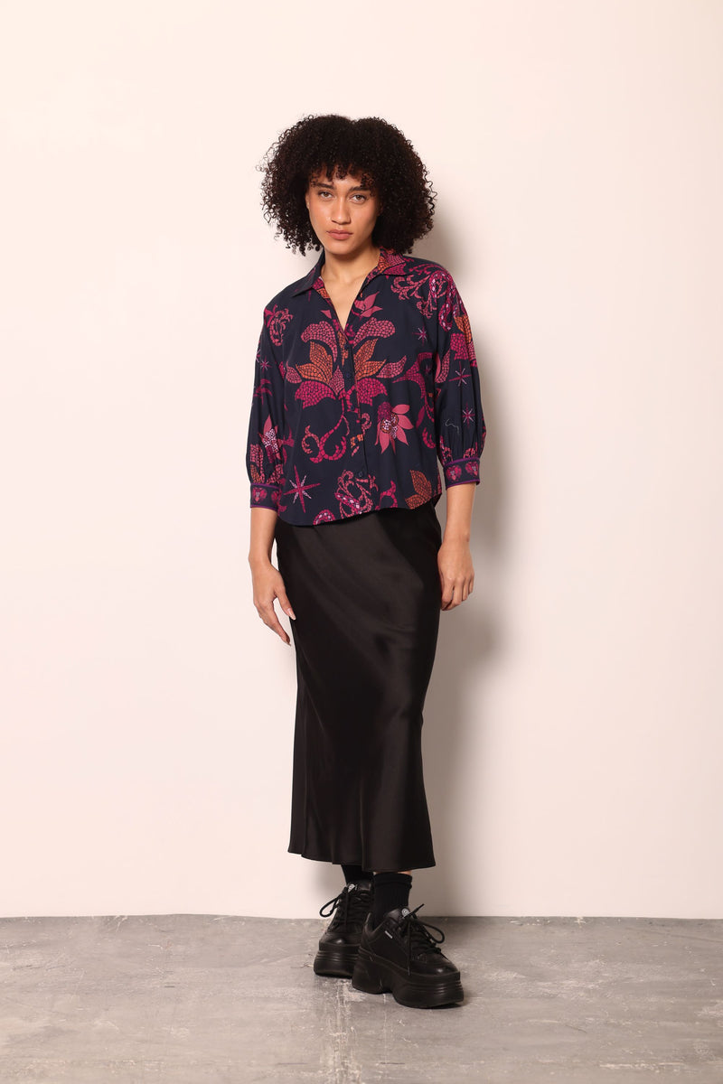 MIDNIGHT MOSAIC ELSA TOP by Maude Vivante