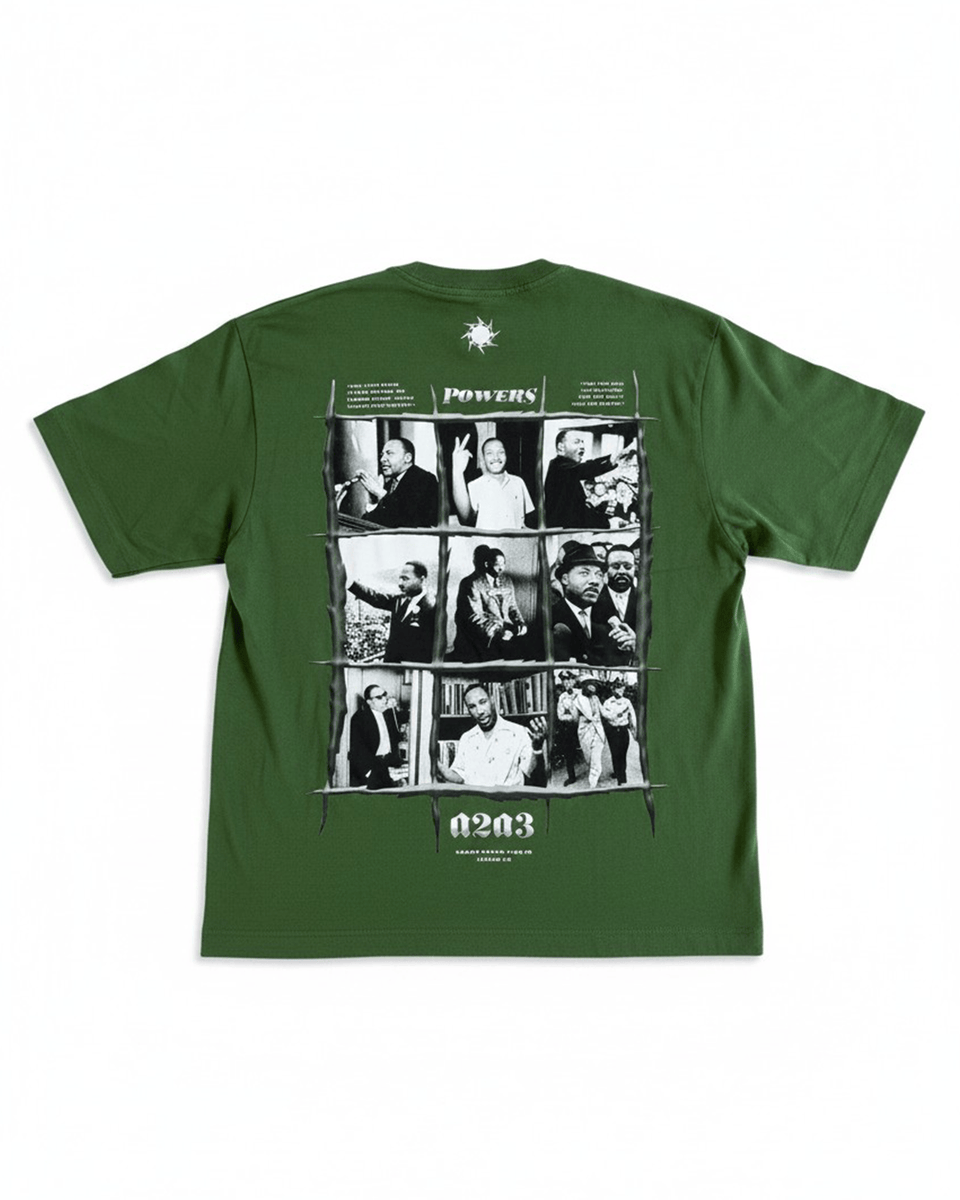 MLK Dreamers Tee (Forest Green) by A2A3