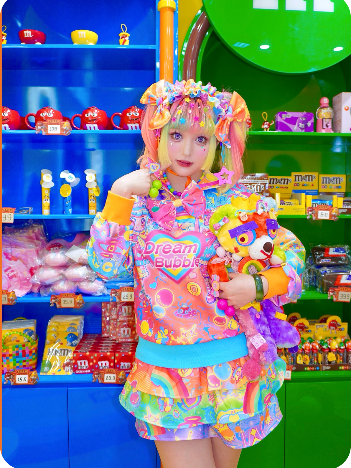 Decora Rainbow Sailor Sweat Set - Dream Bubble by Land Decora