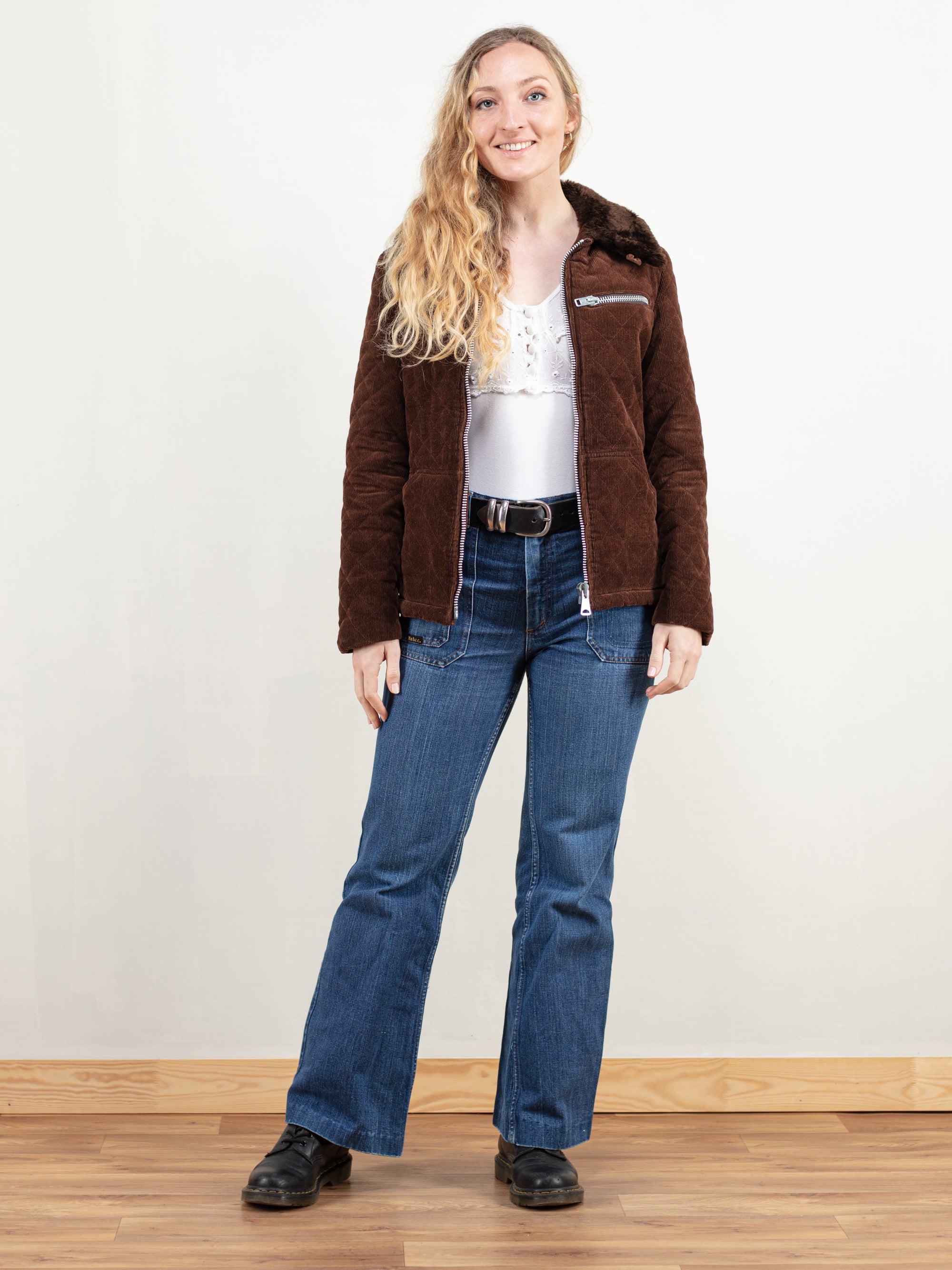 Vintage 70's Women Corduroy Jacket by Northern Grip