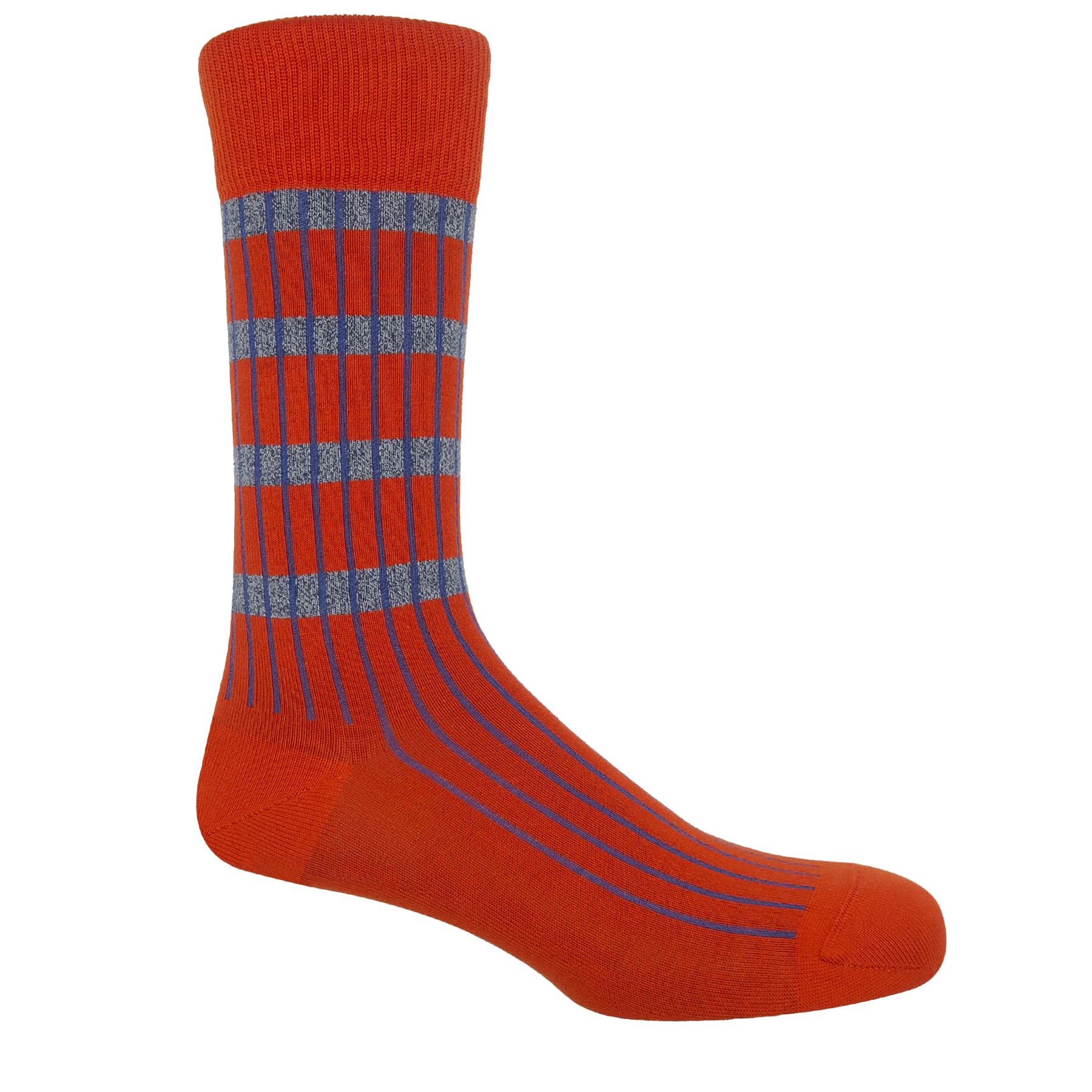 Old School Men's Socks - Orange by Peper Harow