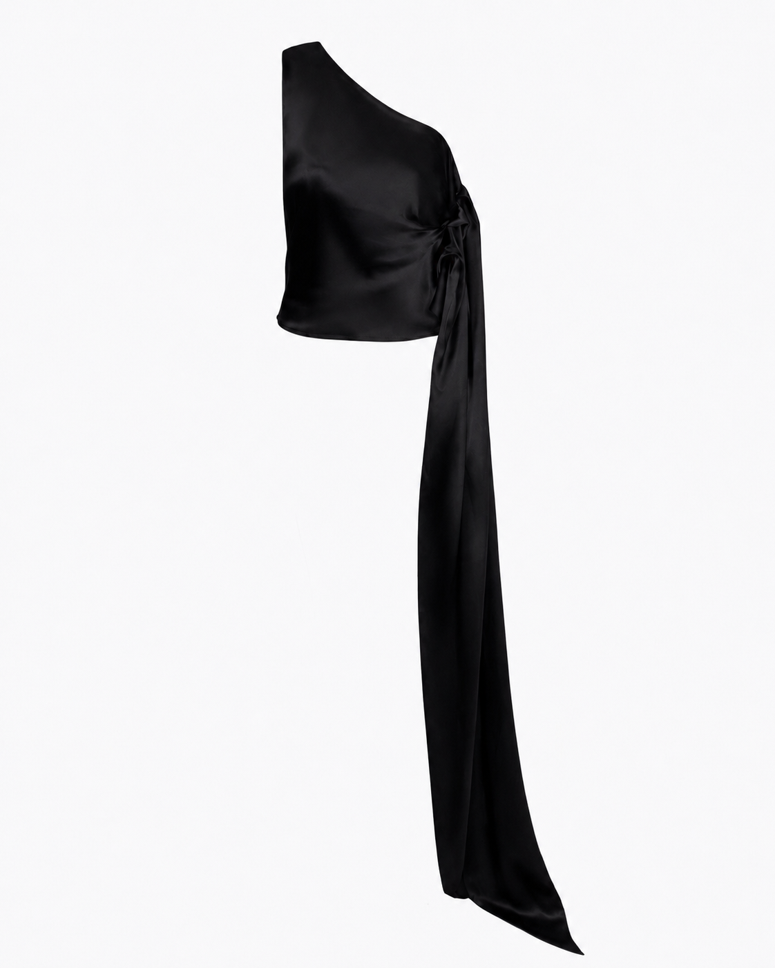 Georgia silk top in black by Further Review