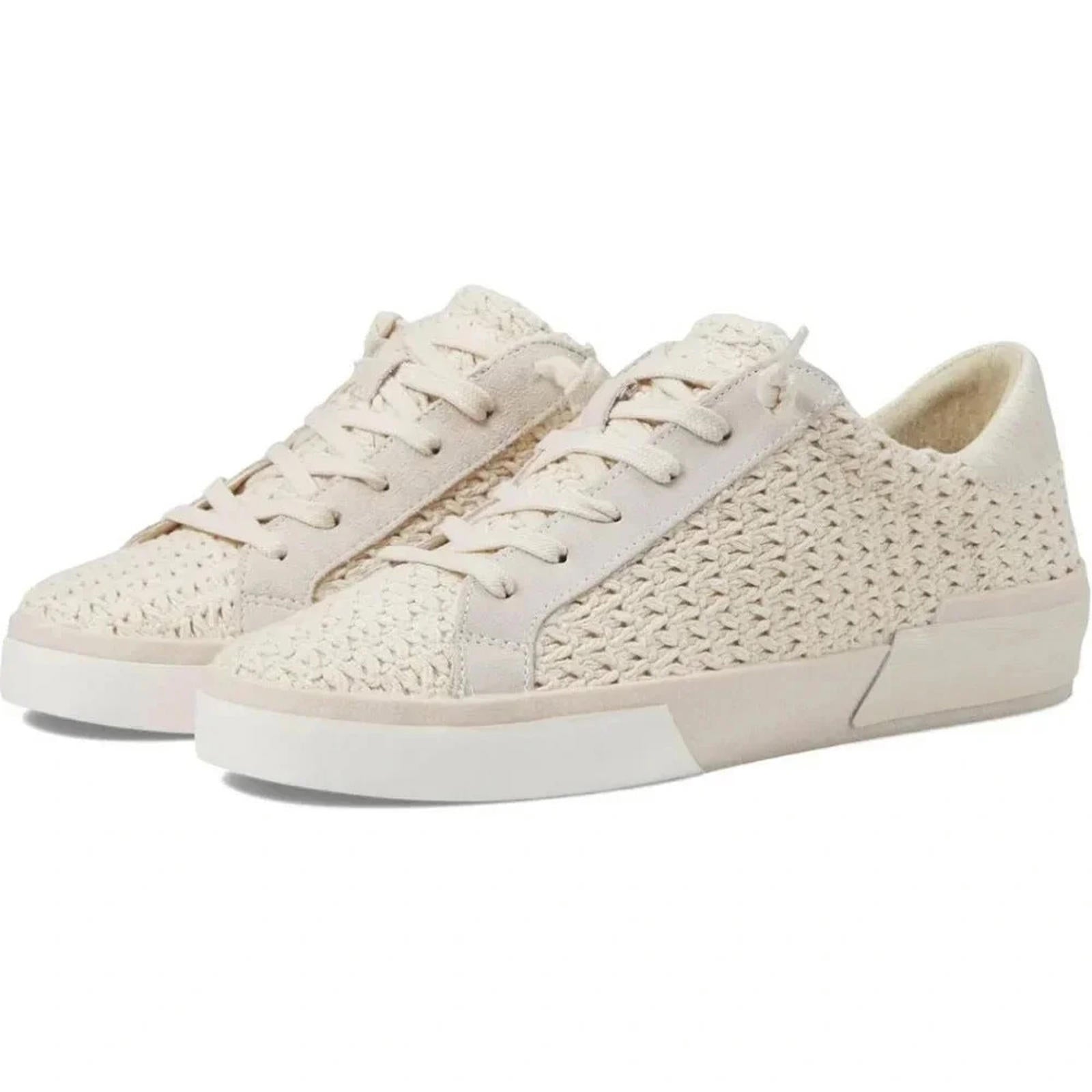 Dolce Vita Zina Crochet Cream Sneakers Women's Size 8.5 by Hot Girl Secondhand