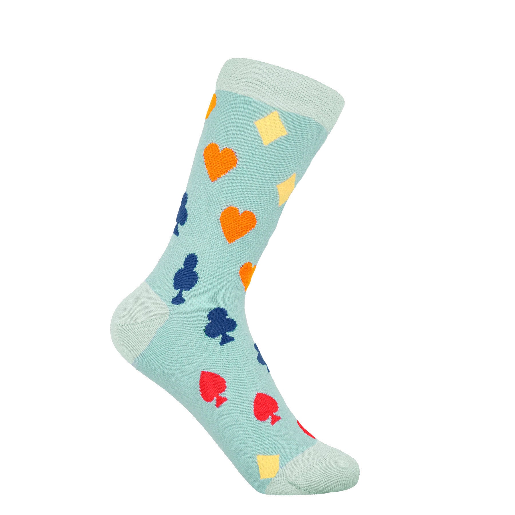 Royal Flush Women's Socks - Blue by Peper Harow