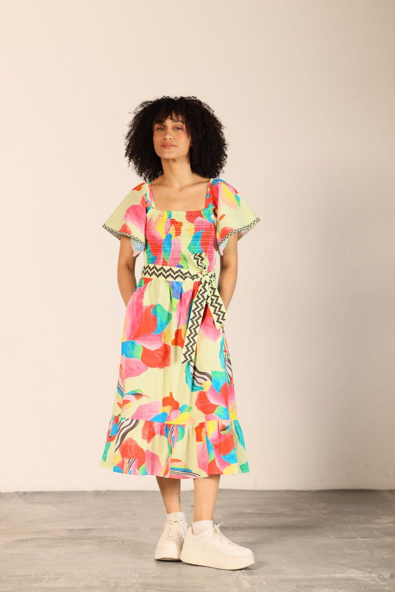 LEMON POPS VIVA DRESS by Maude Vivante