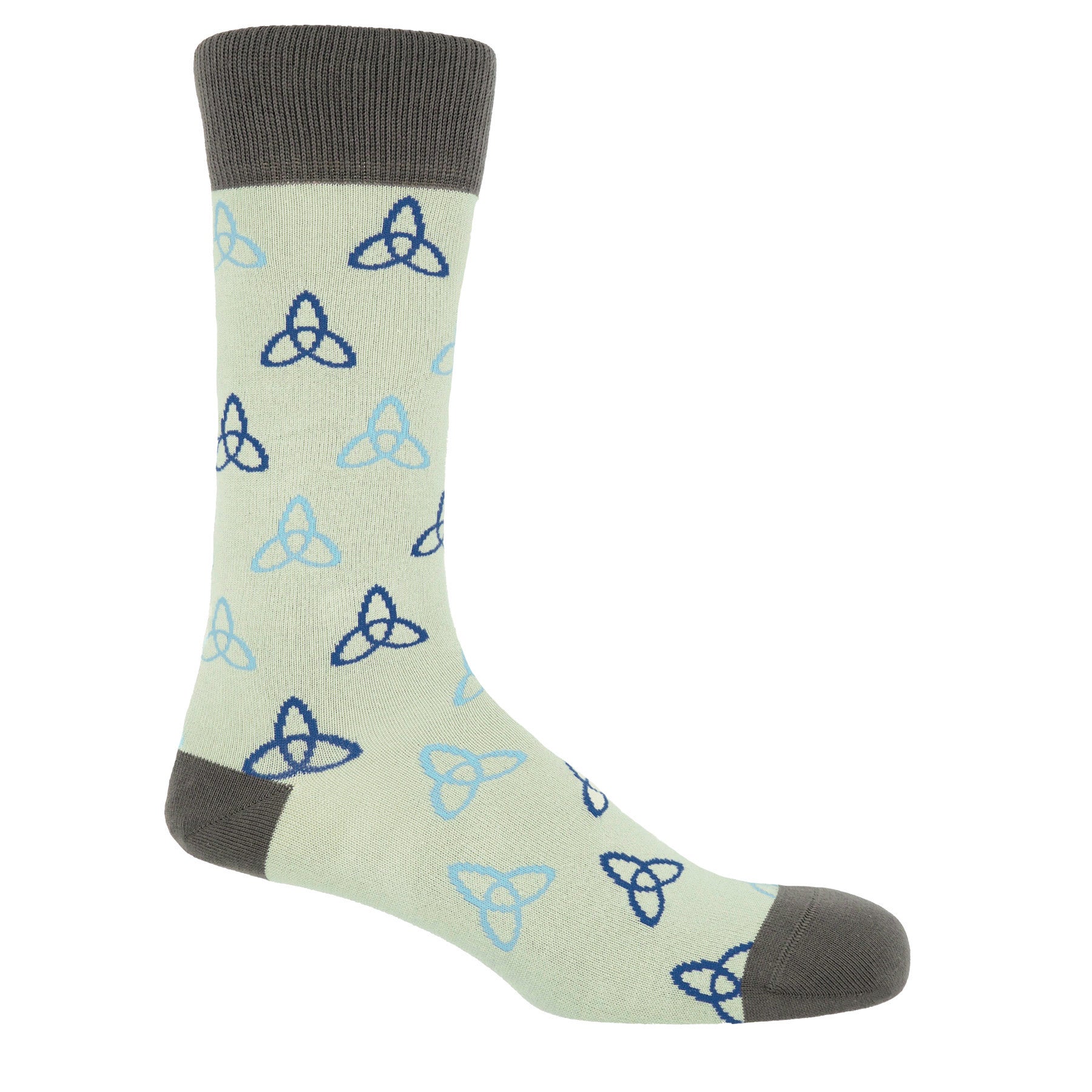 Tri Men's Socks - Light Grey by Peper Harow
