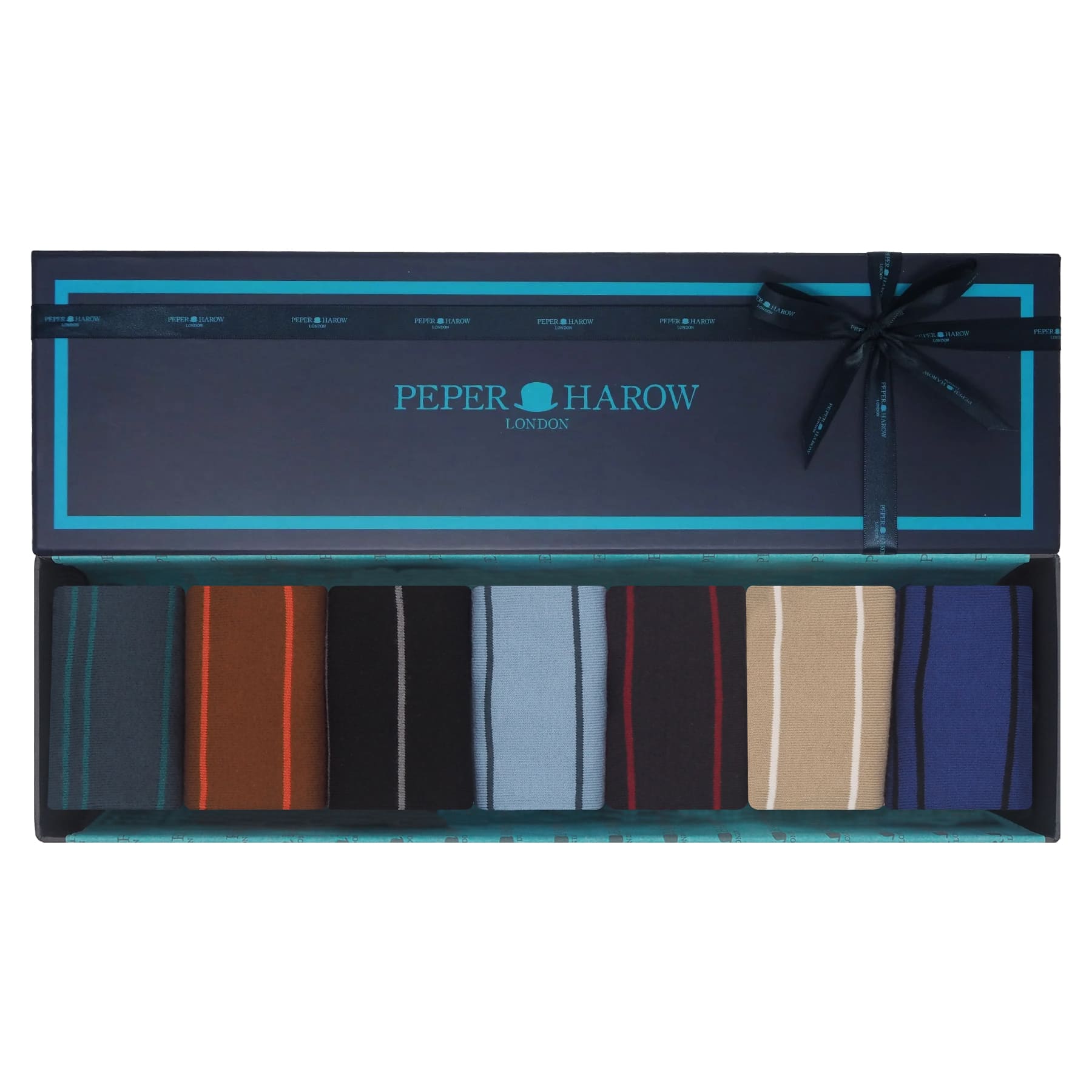 Men's Trainer Socks Gift Box – Retro Stripe by Peper Harow