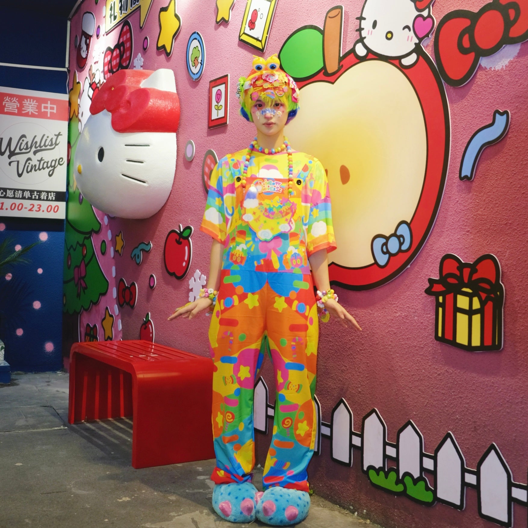 Decora Kei Color Overalls - Rainbow Universe RUX by Land Decora