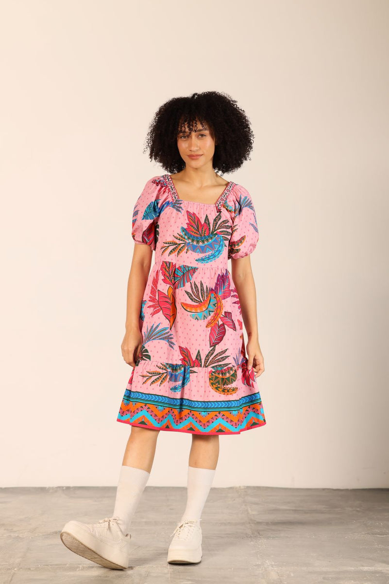 BANANA BAROQUE ARIA DRESS by Maude Vivante