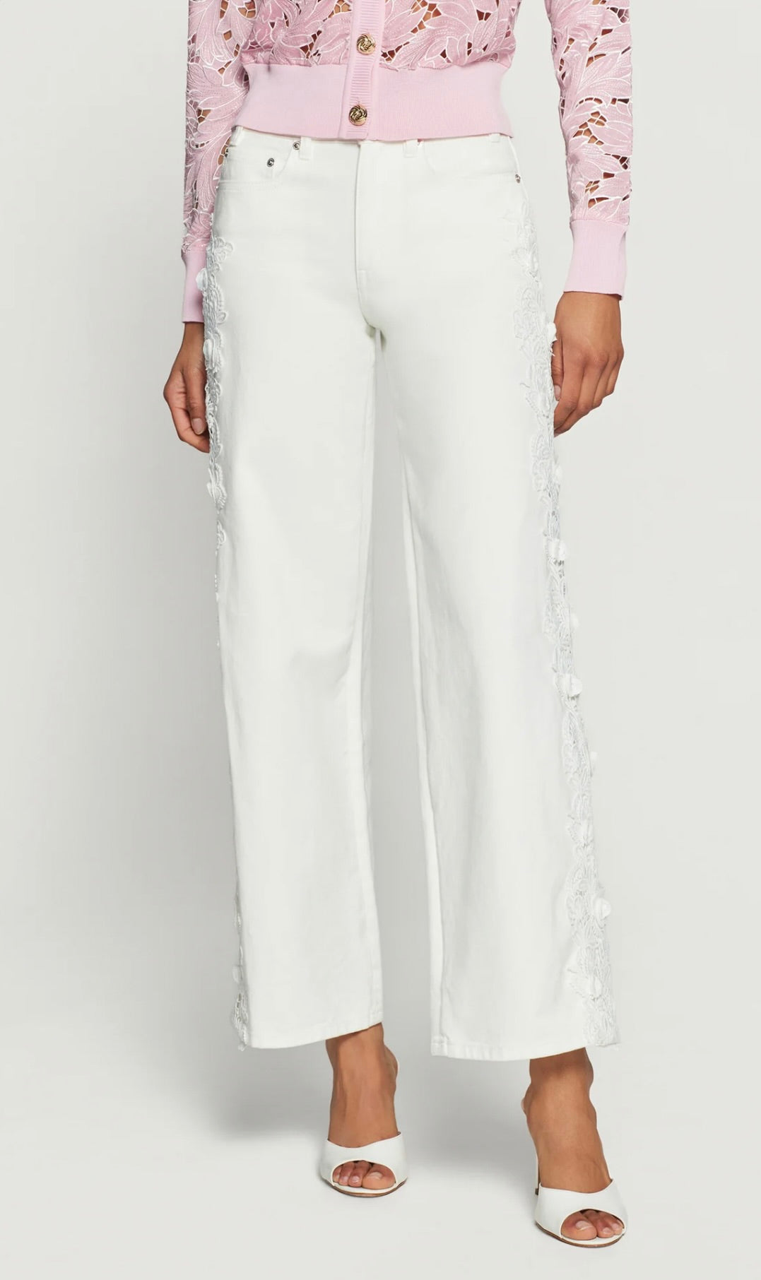 Generation Love Esme 3D Lace Combo Jeans by Sierra Deene