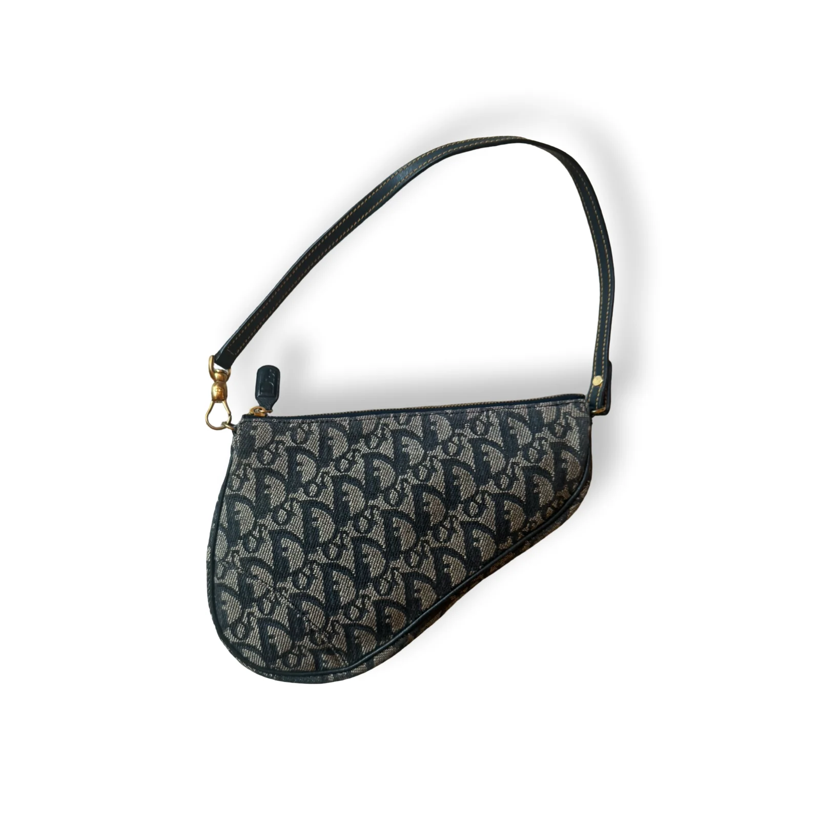 Dior Vintage Trotter Saddle Pochette by The Vintage New Yorker