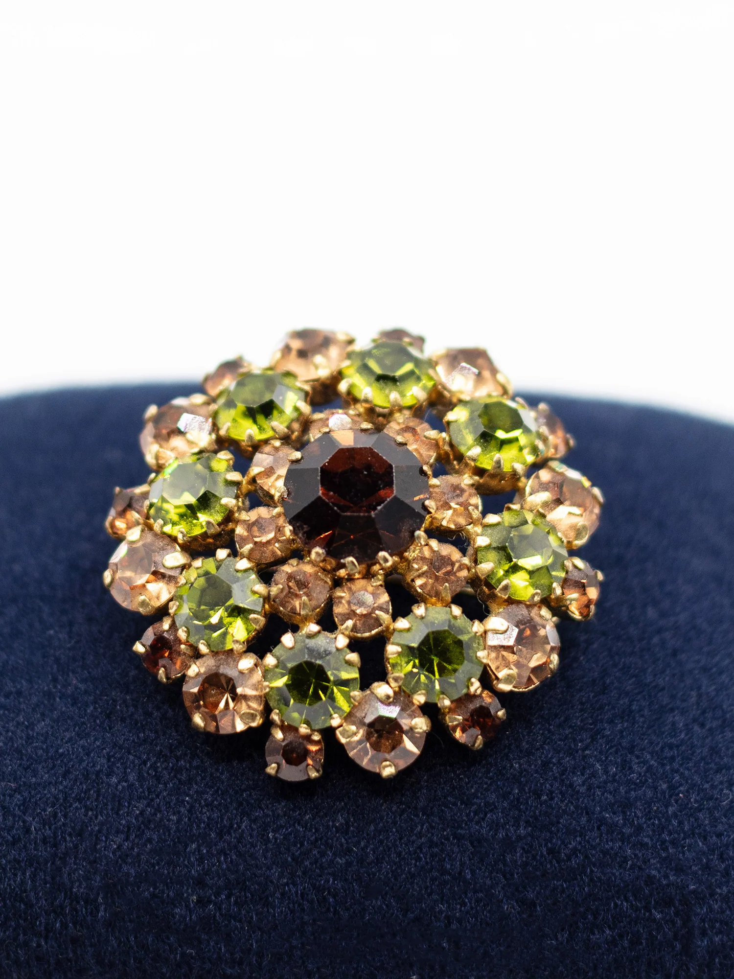 Vintage 60's Brooch in Green by Northern Grip