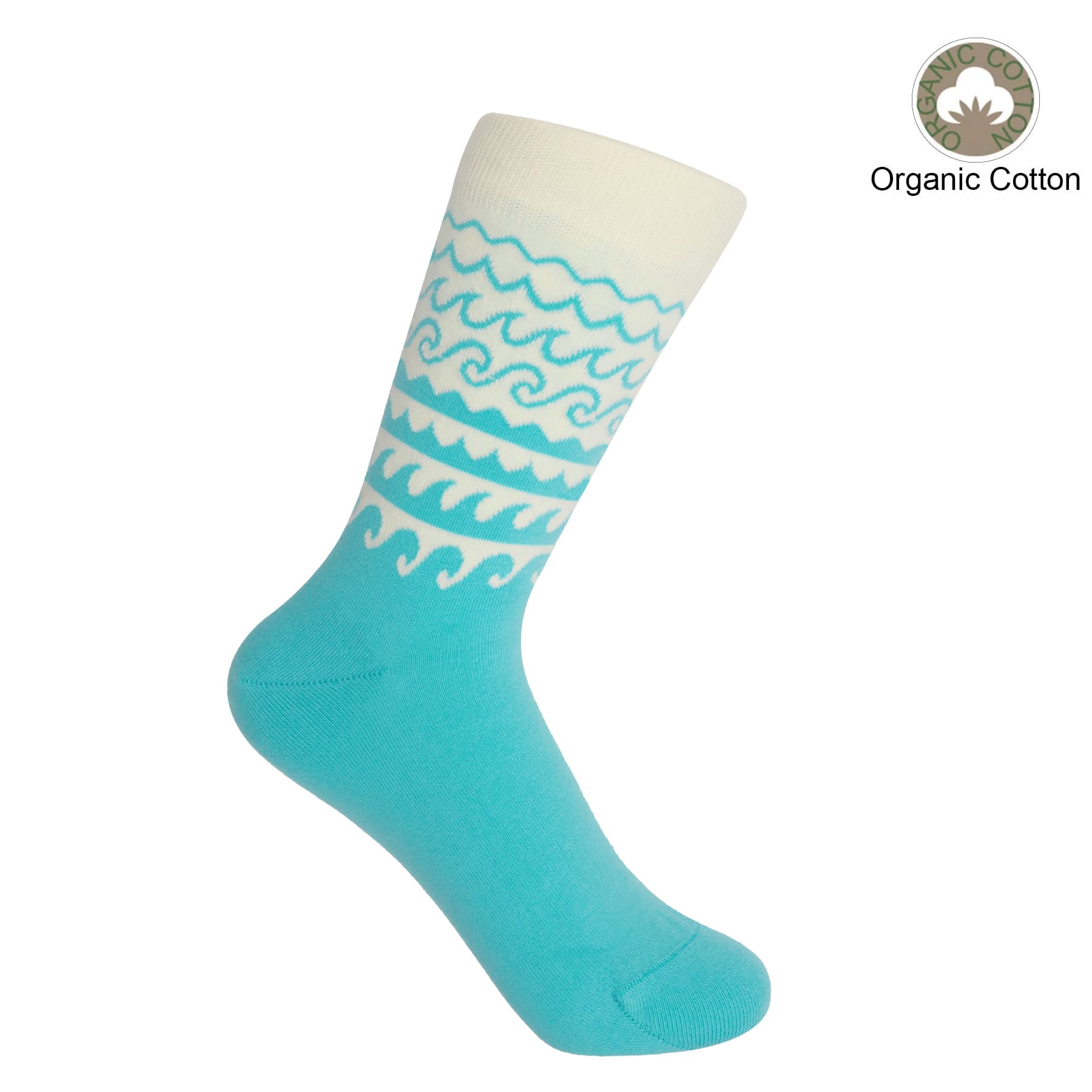 Wave Women's Socks - Cream by Peper Harow