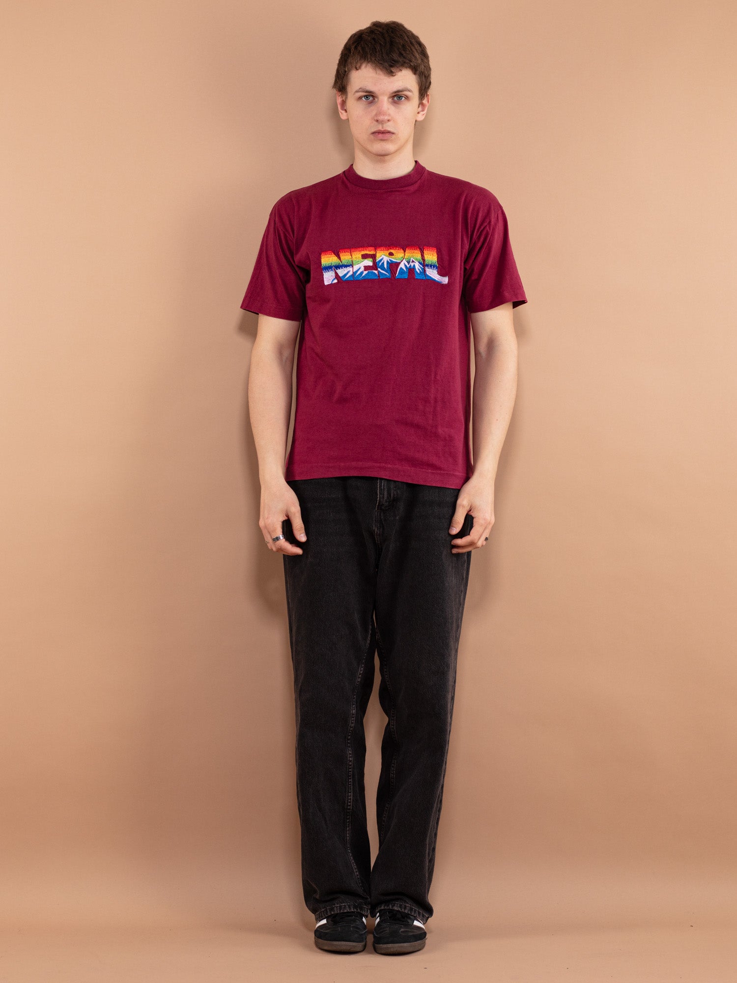 Vintage 90's Single Stitch T-shirt from Nepal by Northern Grip